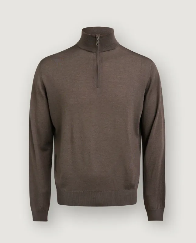 Zachte Half Zip Trui sold by Pauw Amsterdam