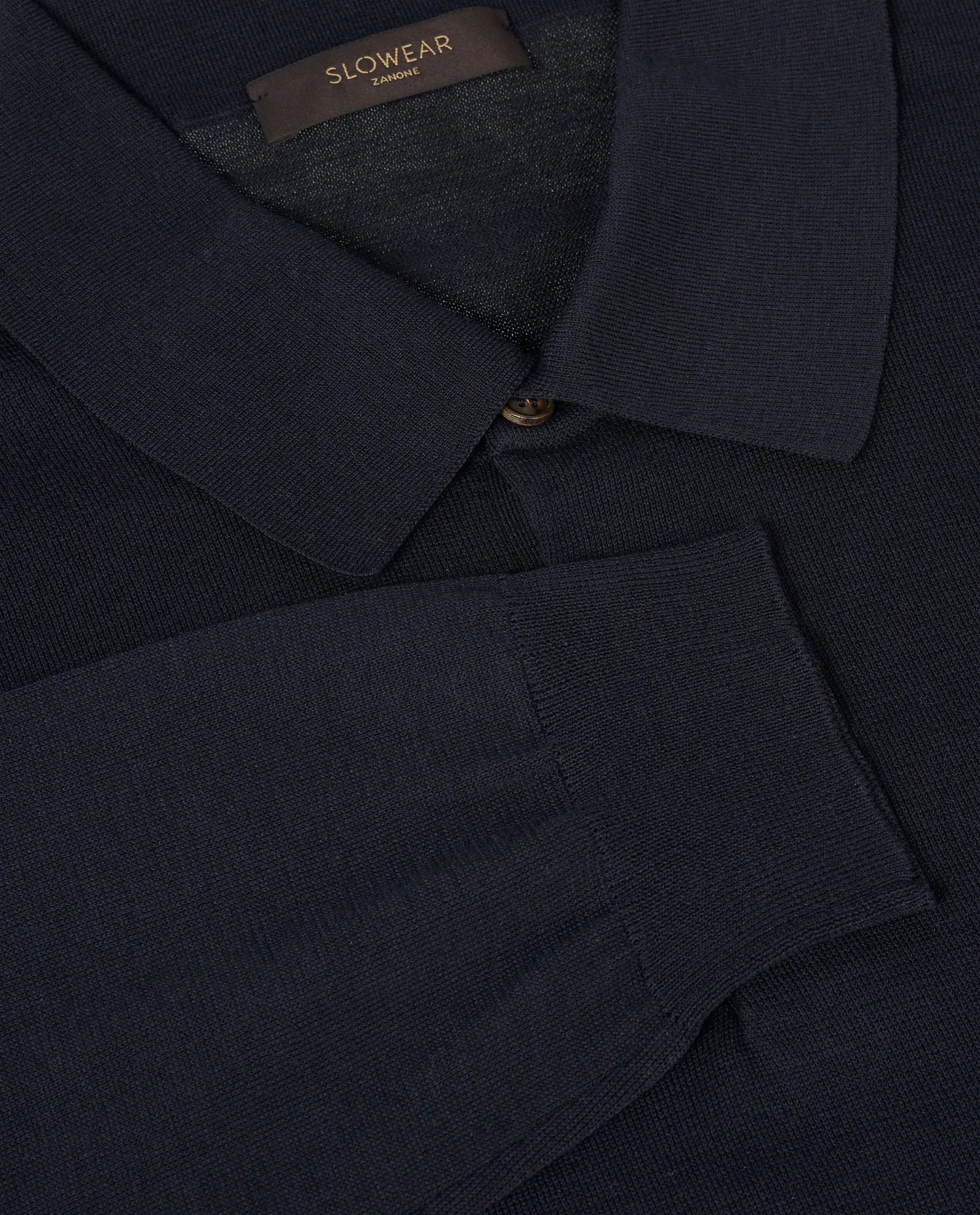 Katoen Zijden LS Polo sold by Pauw Amsterdam product image thumbnail 5