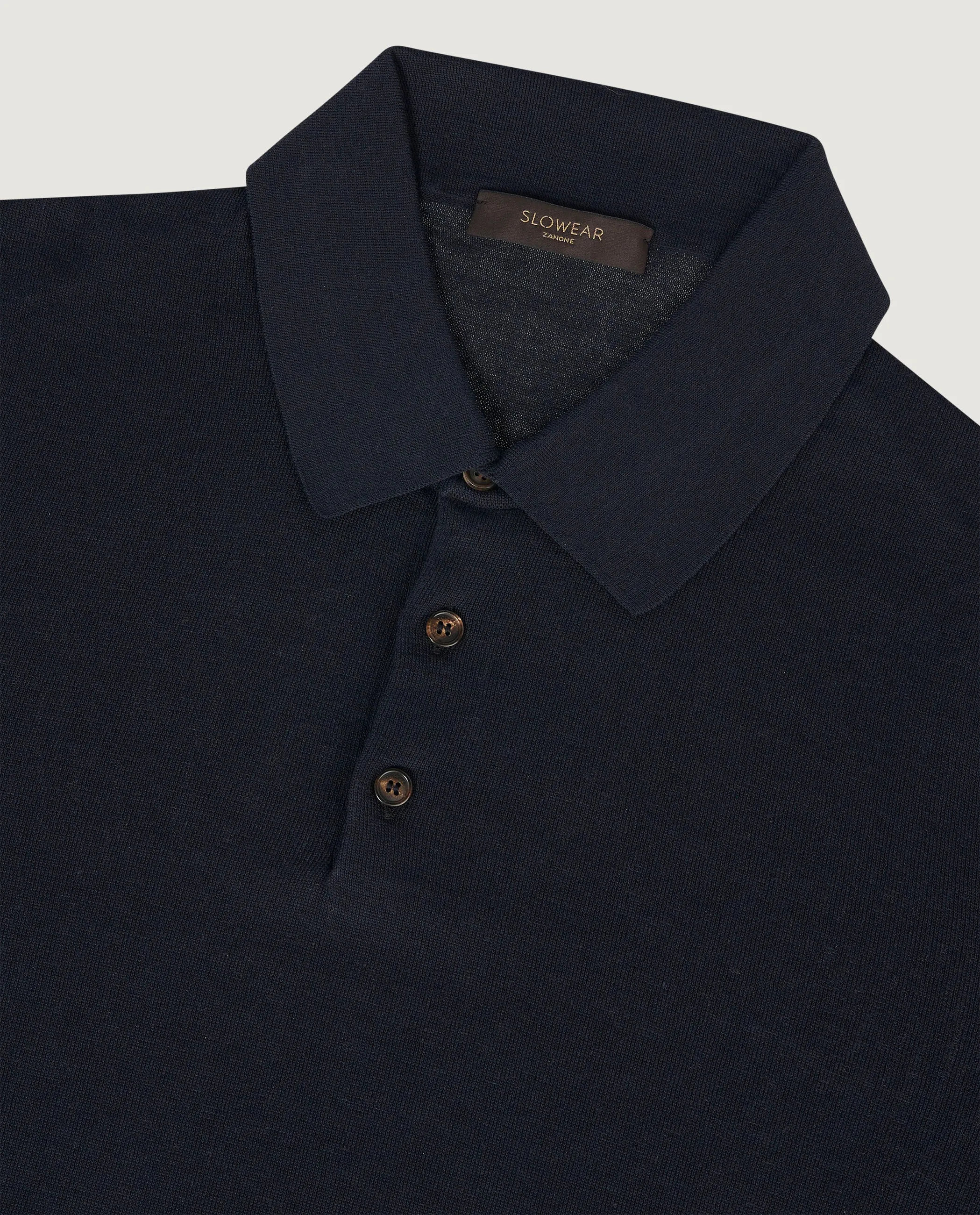 Katoen Zijden LS Polo sold by Pauw Amsterdam product image thumbnail 4