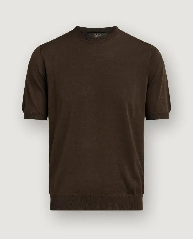 Katoen Zijden SS Trui made by Zanone