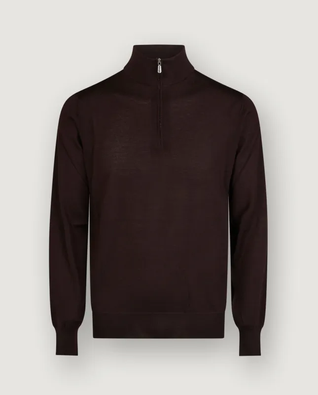 Cashmere Zijden Half Zip sold by Pauw Amsterdam