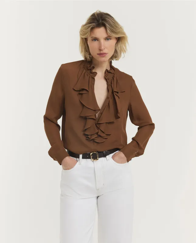 Zijden Lily Blouse made by Nili Lotan