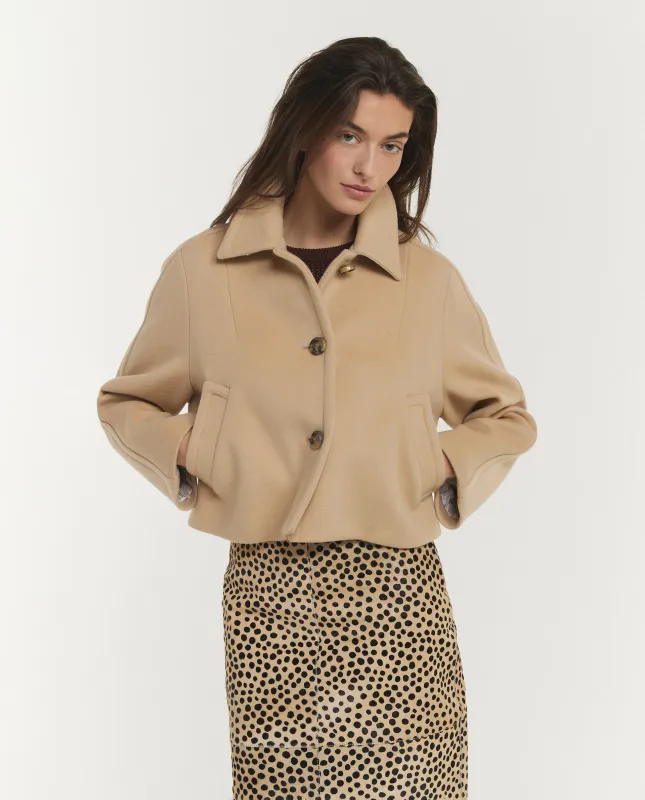 Kort Wollen Jas made by Marni