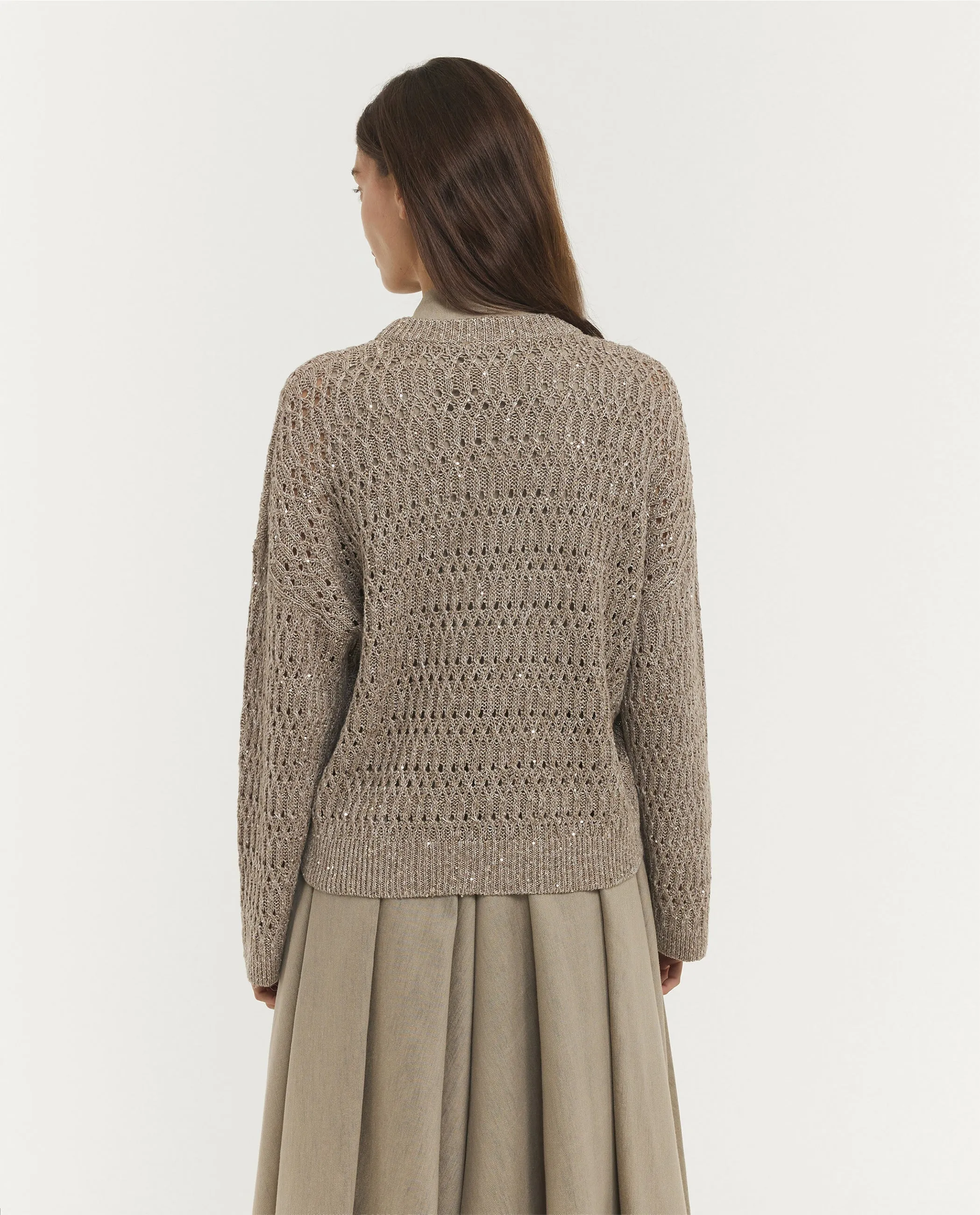 Open Gebreide Pailletten Trui sold by Pauw Amsterdam product image thumbnail 5