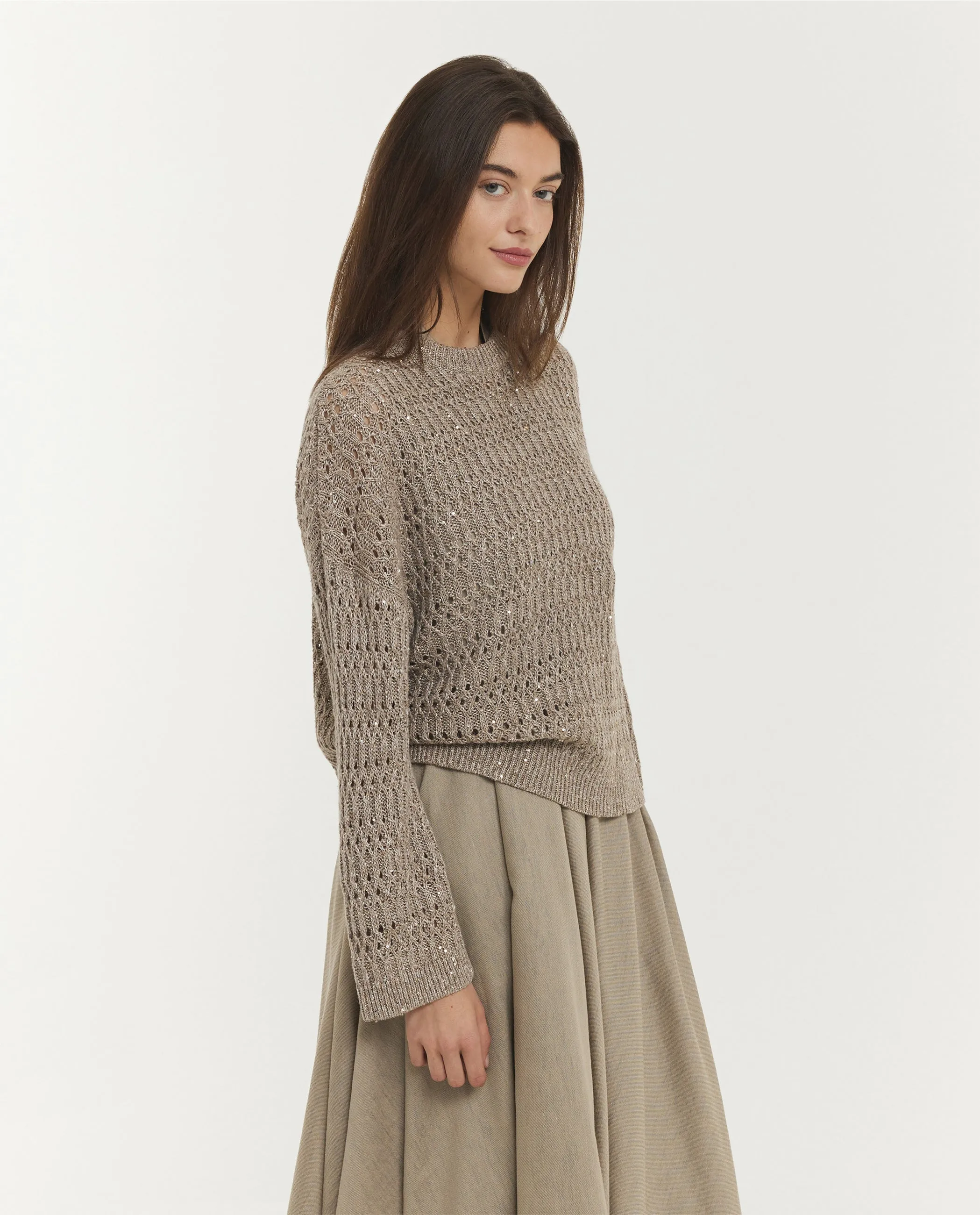 Open Gebreide Pailletten Trui sold by Pauw Amsterdam product image thumbnail 4