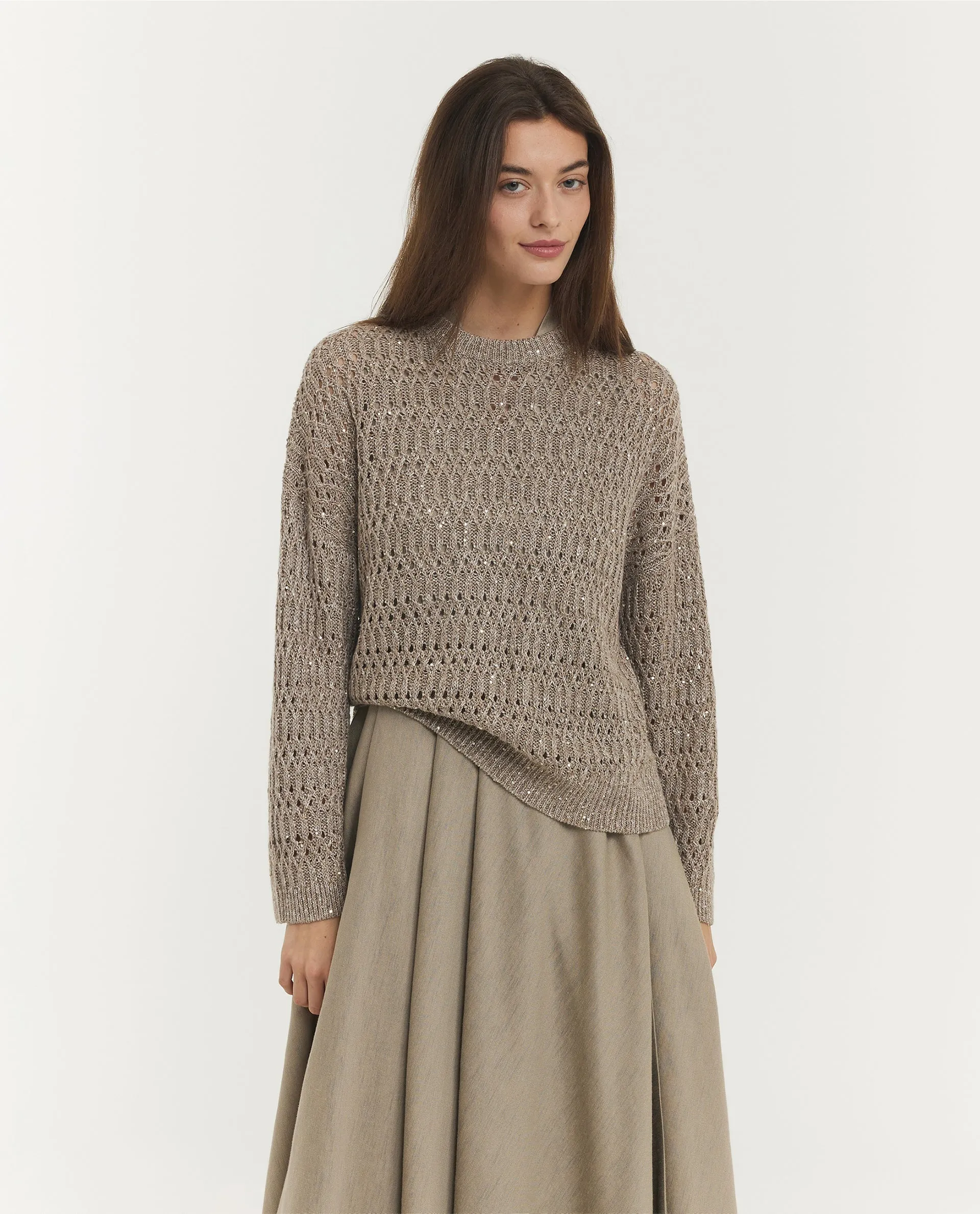 Open Gebreide Pailletten Trui sold by Pauw Amsterdam