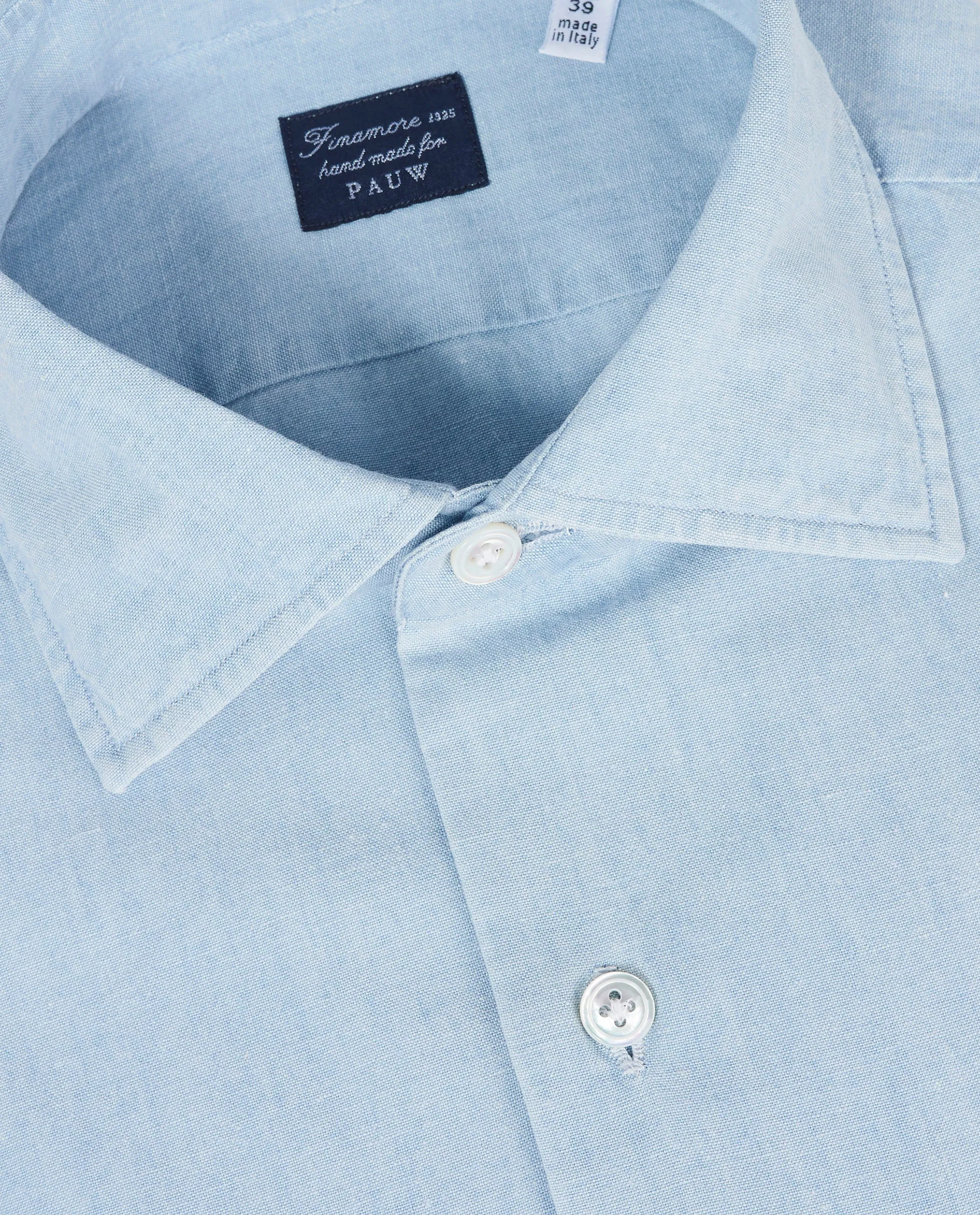 Katoen Chambrey Shirt sold by Pauw Amsterdam product image thumbnail 2