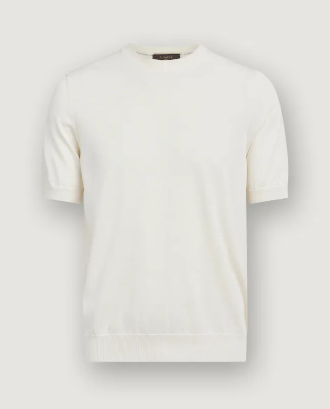 Katoen Zijden SS Trui made by Zanone