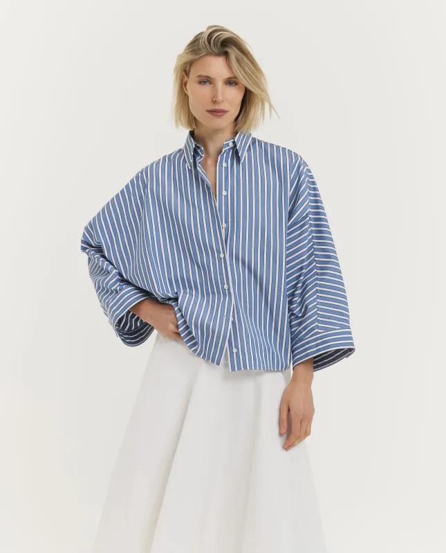 Gestreept Boxy Shirt sold by Pauw Amsterdam
