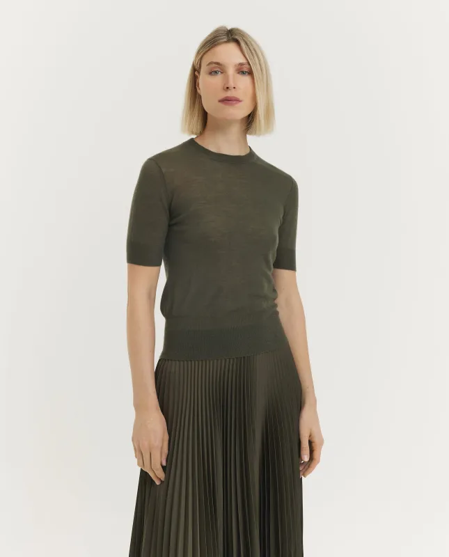 Cashmere Korte Mouwen Top sold by Pauw Amsterdam