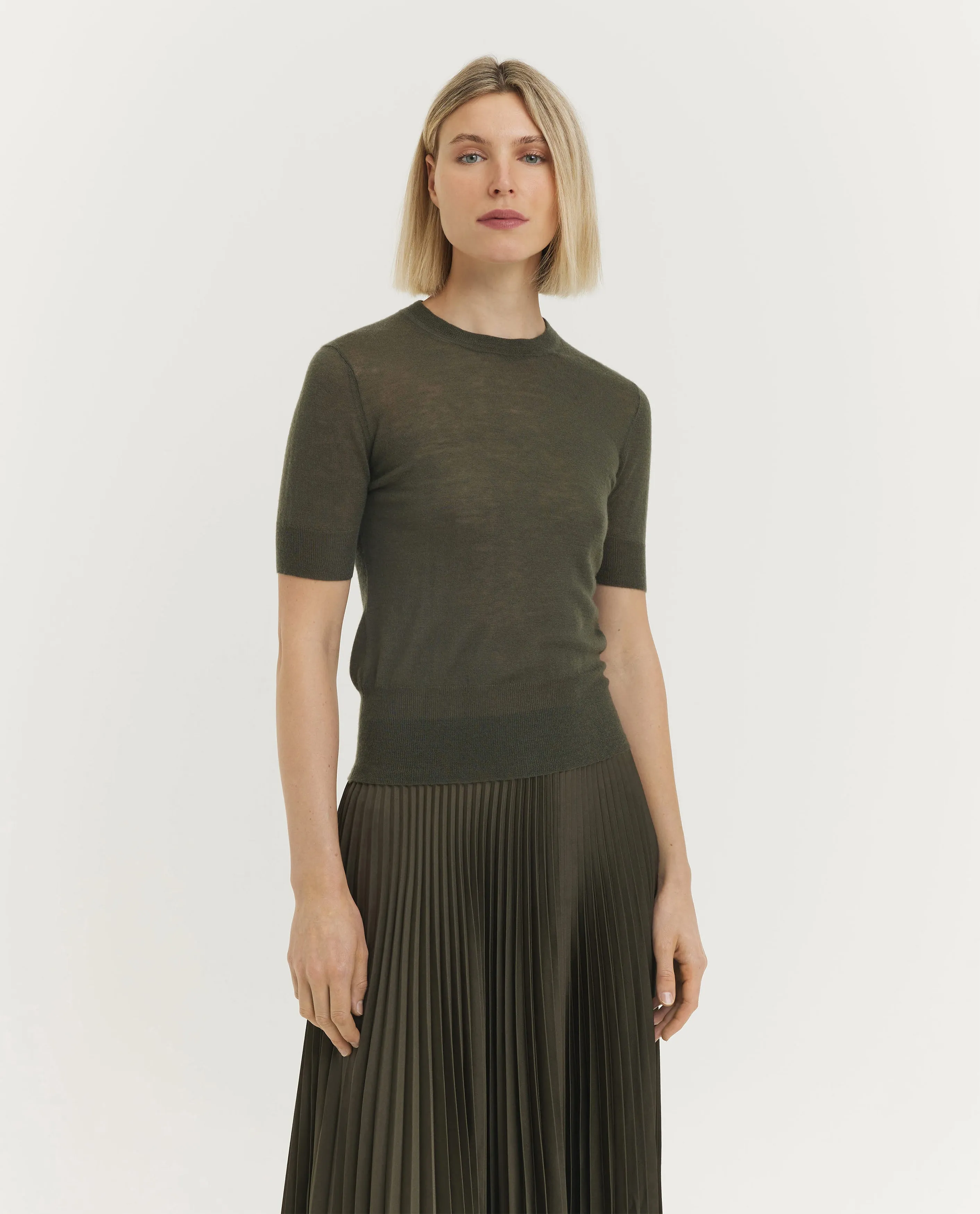 Cashmere Korte Mouwen Top sold by Pauw Amsterdam