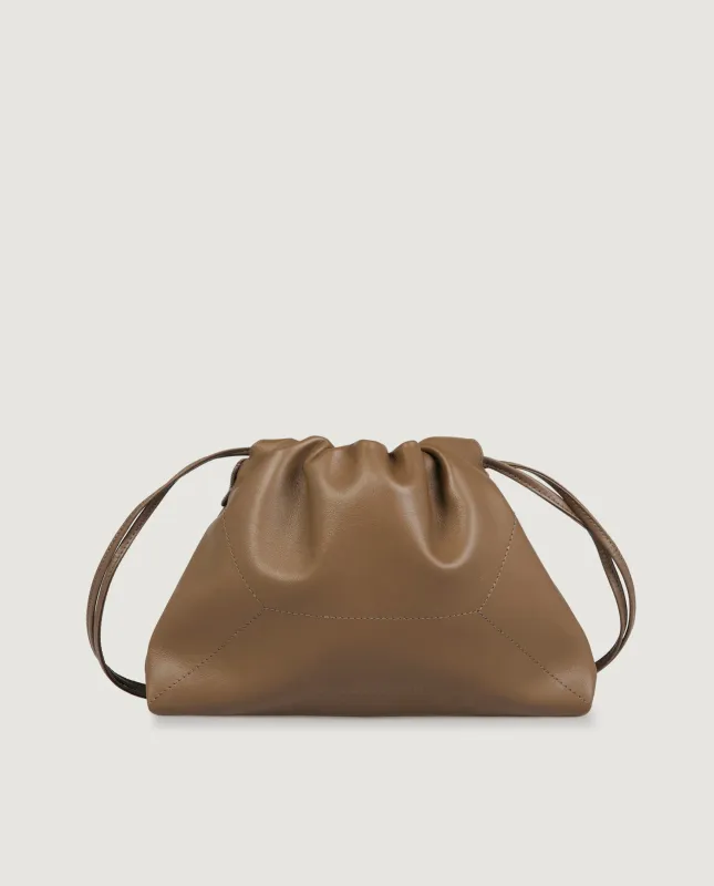 Leren Duo Pouch Tas made by Brunello Cucinelli