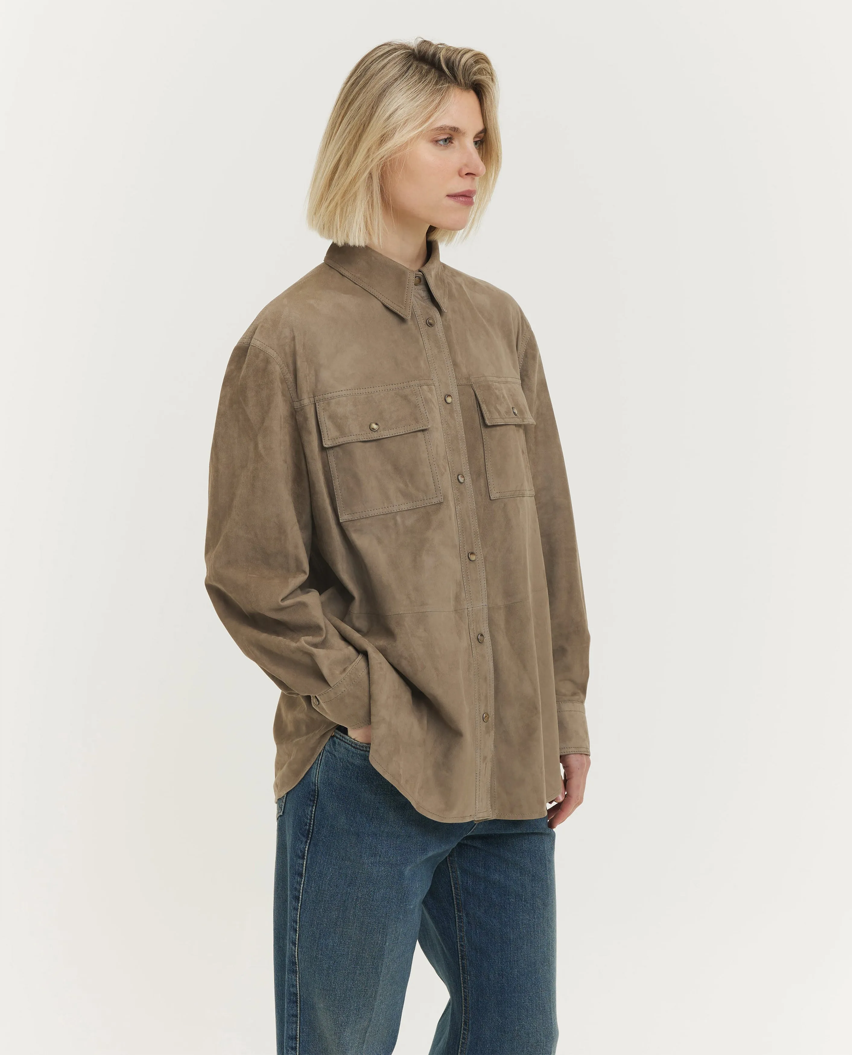 Leren Overshirt sold by Pauw Amsterdam product image thumbnail 4