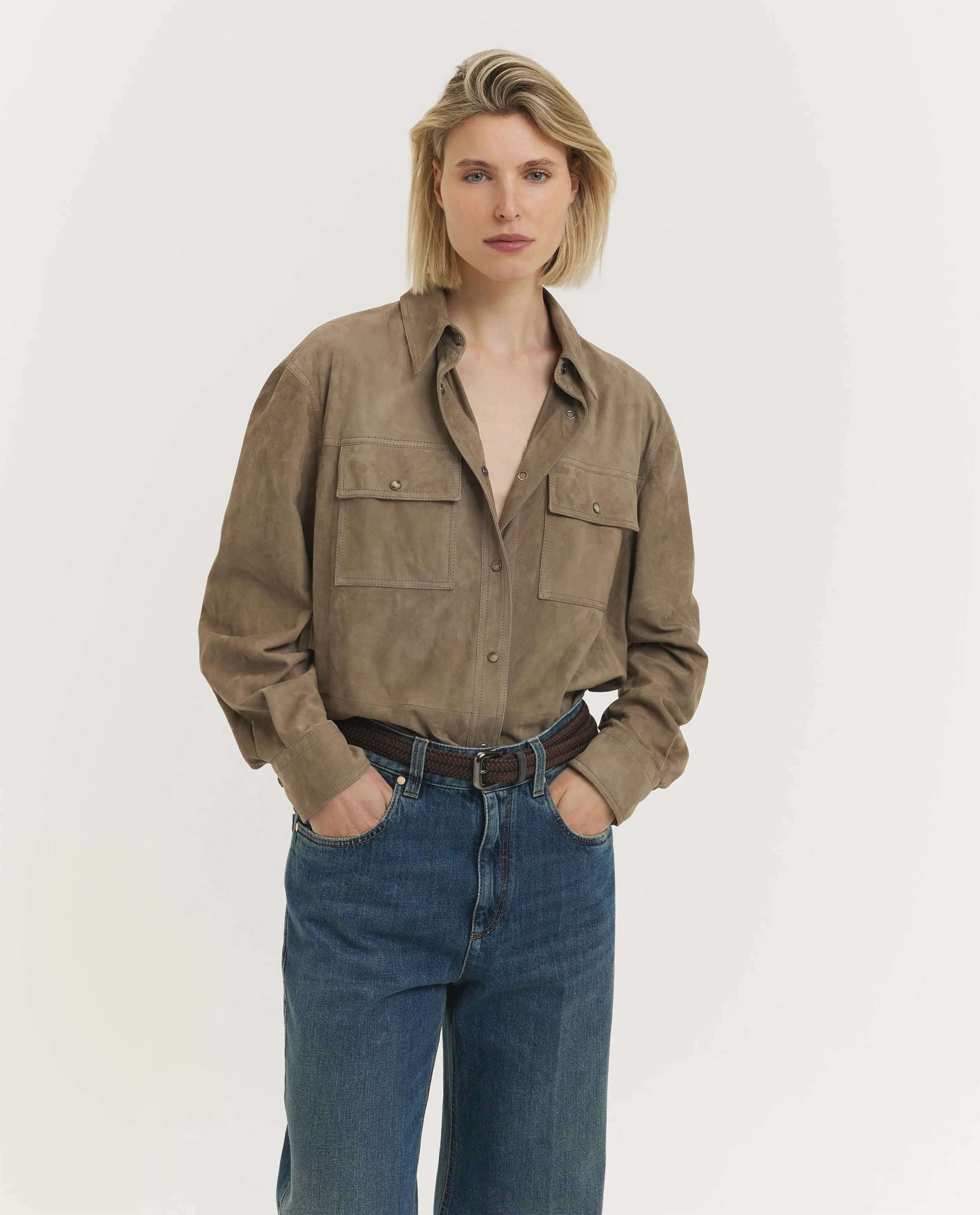 Leren Overshirt sold by Pauw Amsterdam