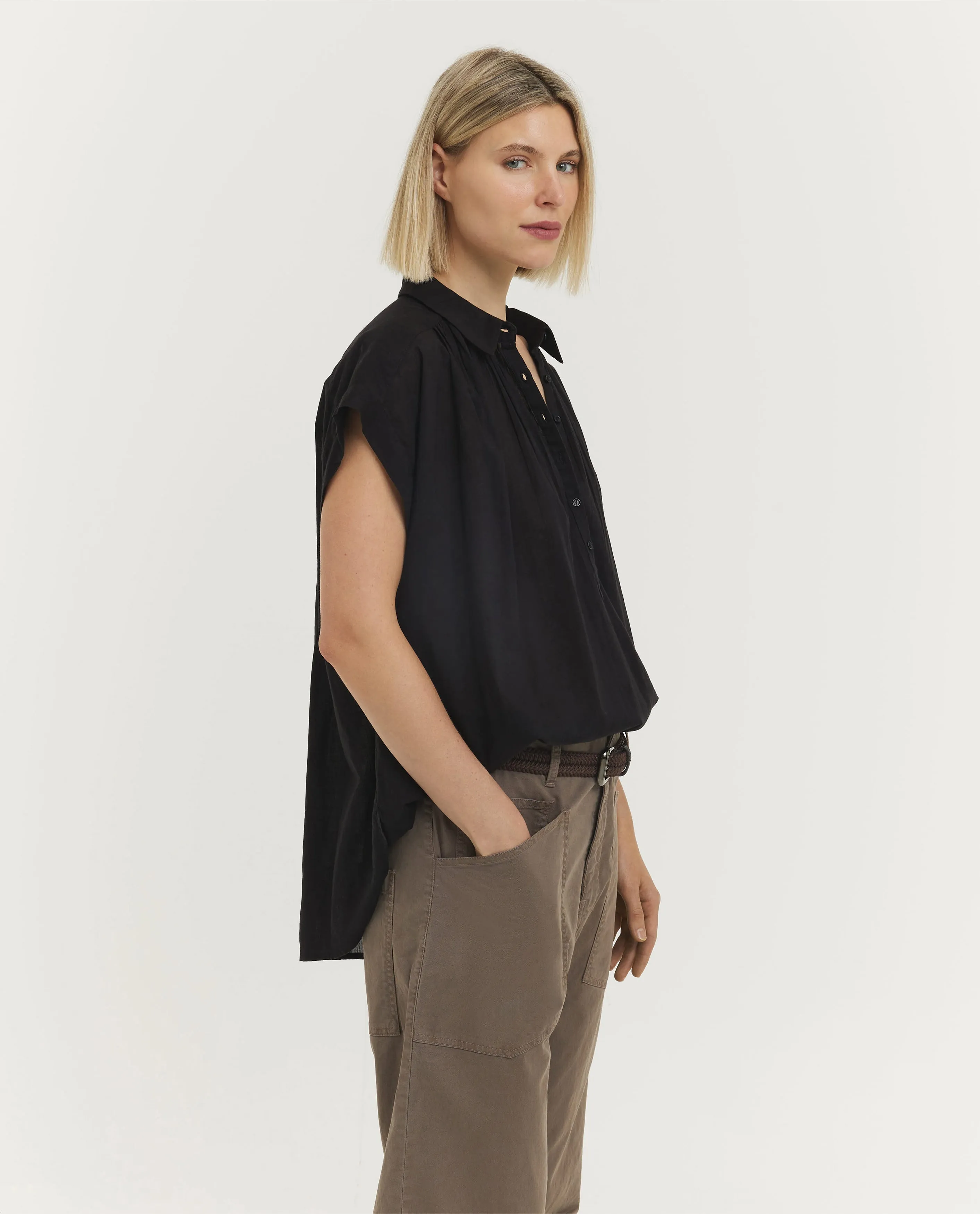 Geplooide Normandy Blouse sold by Pauw Amsterdam product image thumbnail 4