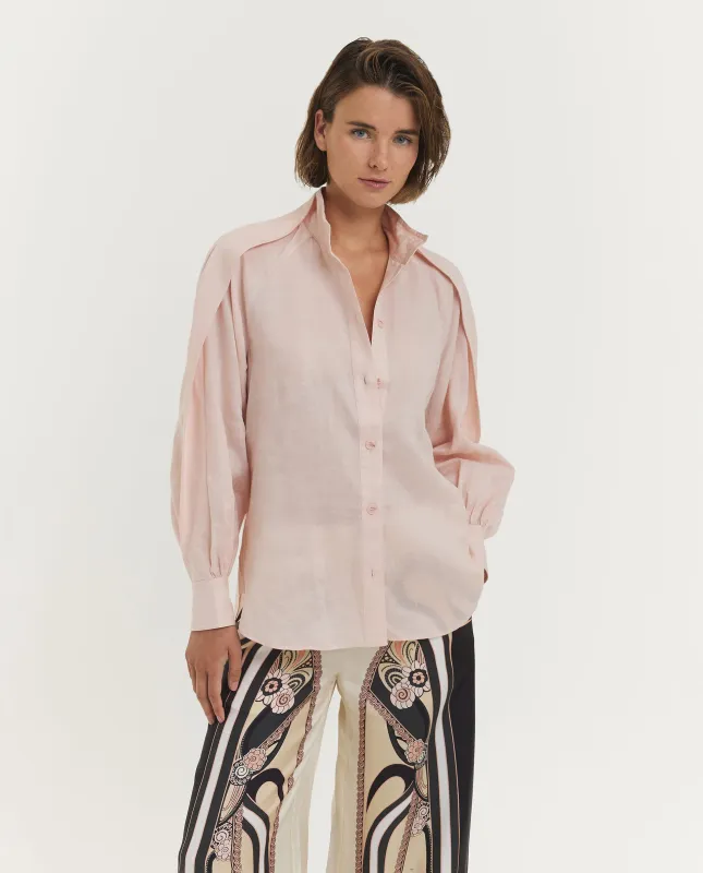 Ramie Billow Blouse sold by Pauw Amsterdam