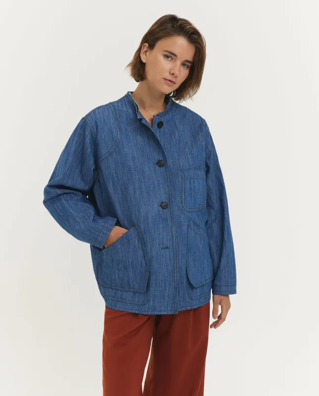 Katoen Linnen Worker Jacket made by ODEEH