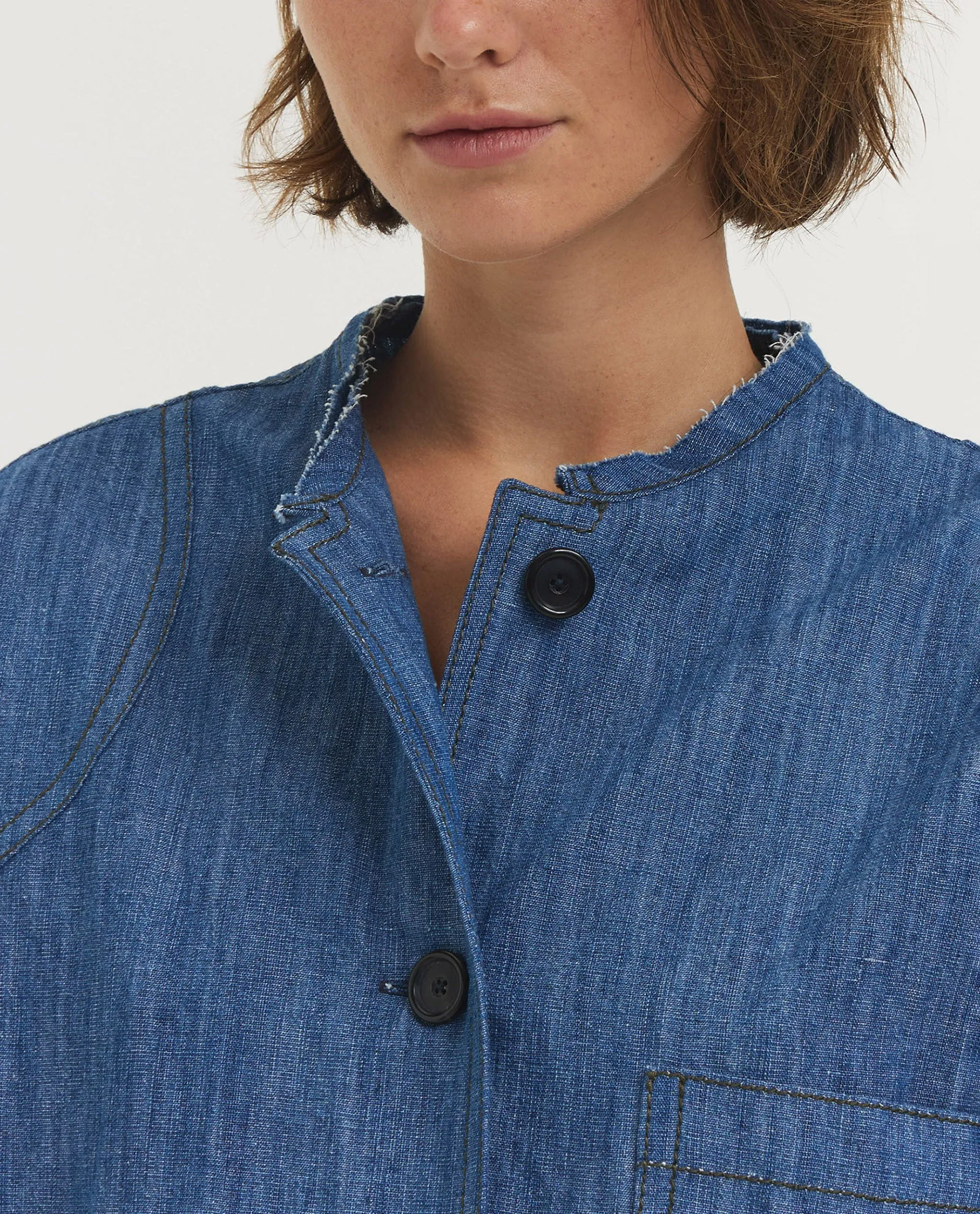 Katoen Linnen Worker Jacket sold by Pauw Amsterdam product image thumbnail 2