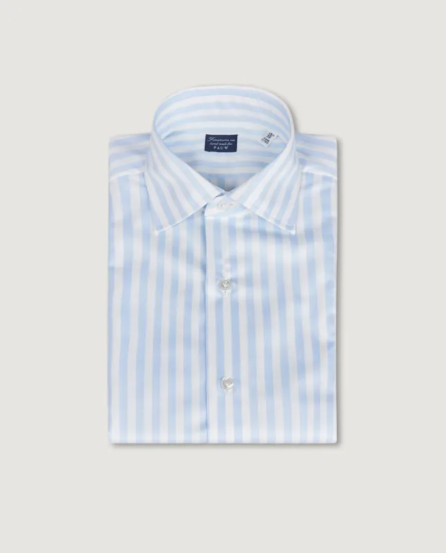 Gestreept Katoenen Shirt made by Finamore