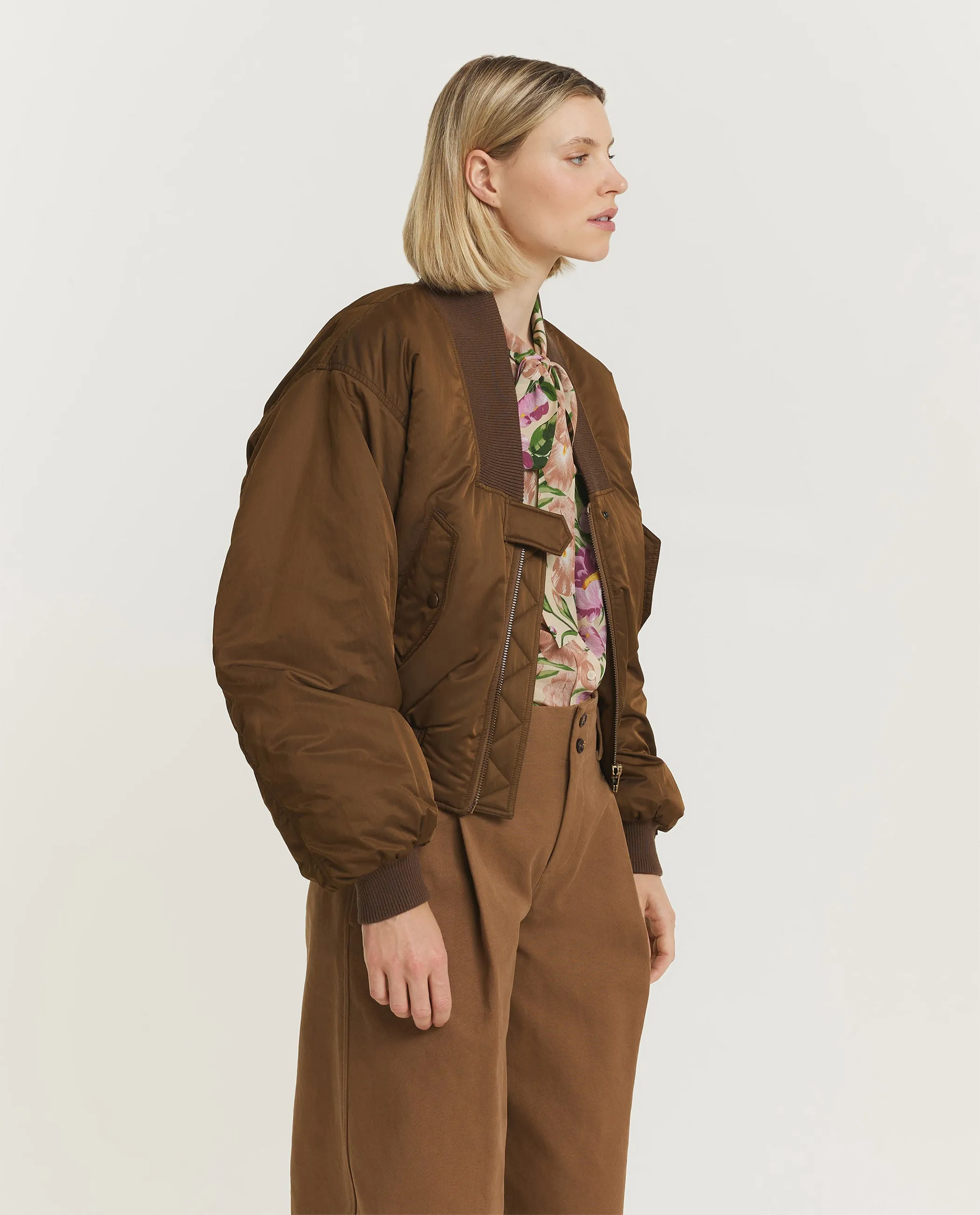 Bomber Jacket - Bruin sold by Pauw Amsterdam product image thumbnail 4