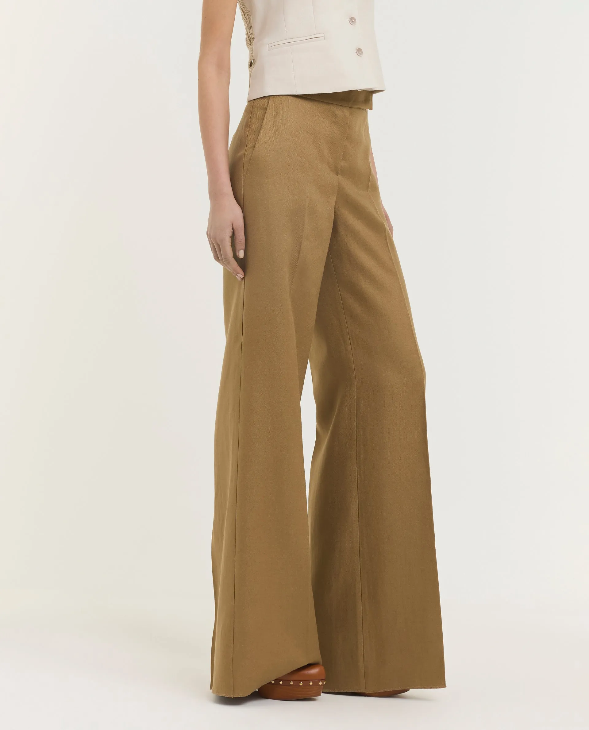 Linnen Flare Pantalon sold by Pauw Amsterdam product image thumbnail 2