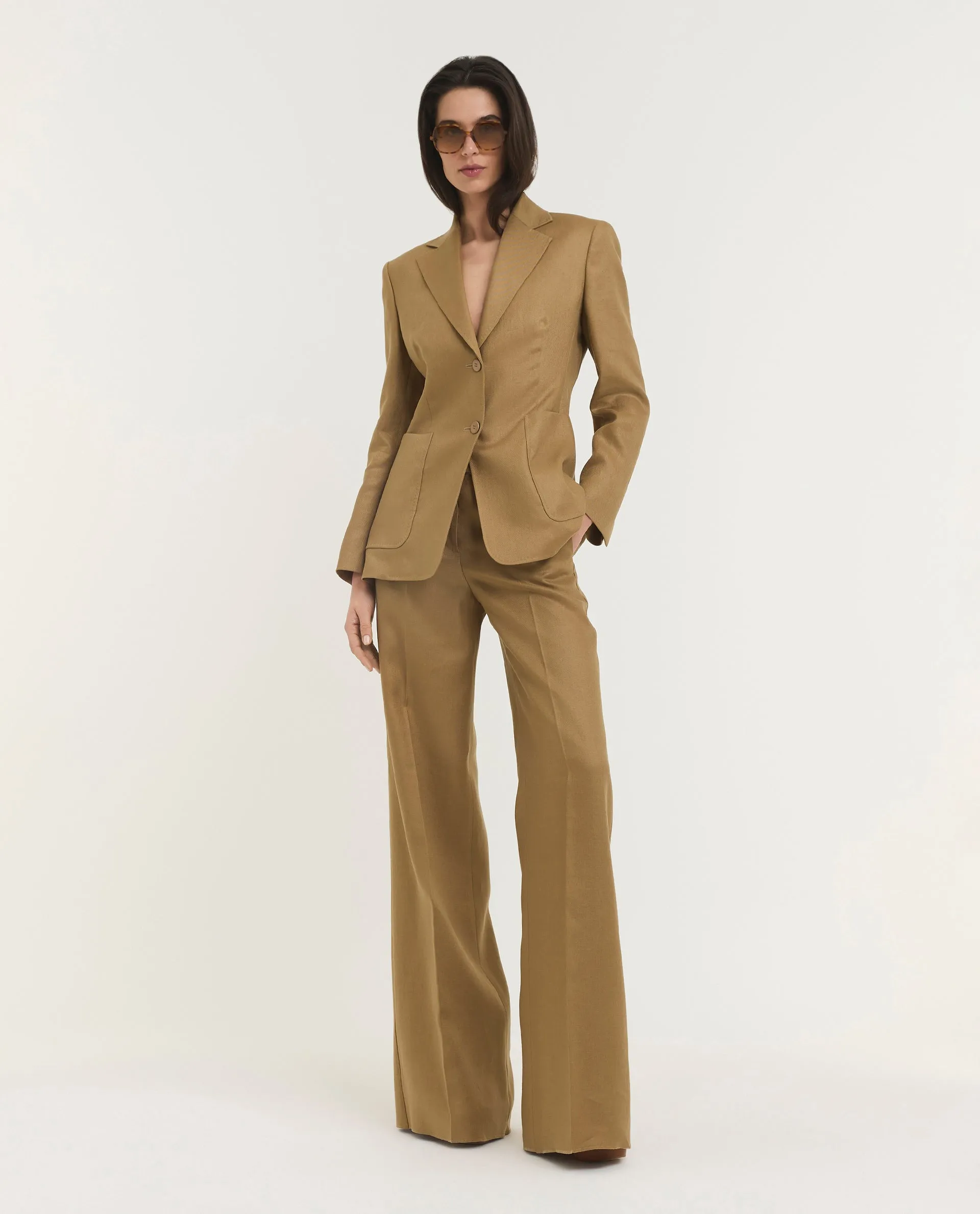 Linnen Flare Pantalon sold by Pauw Amsterdam