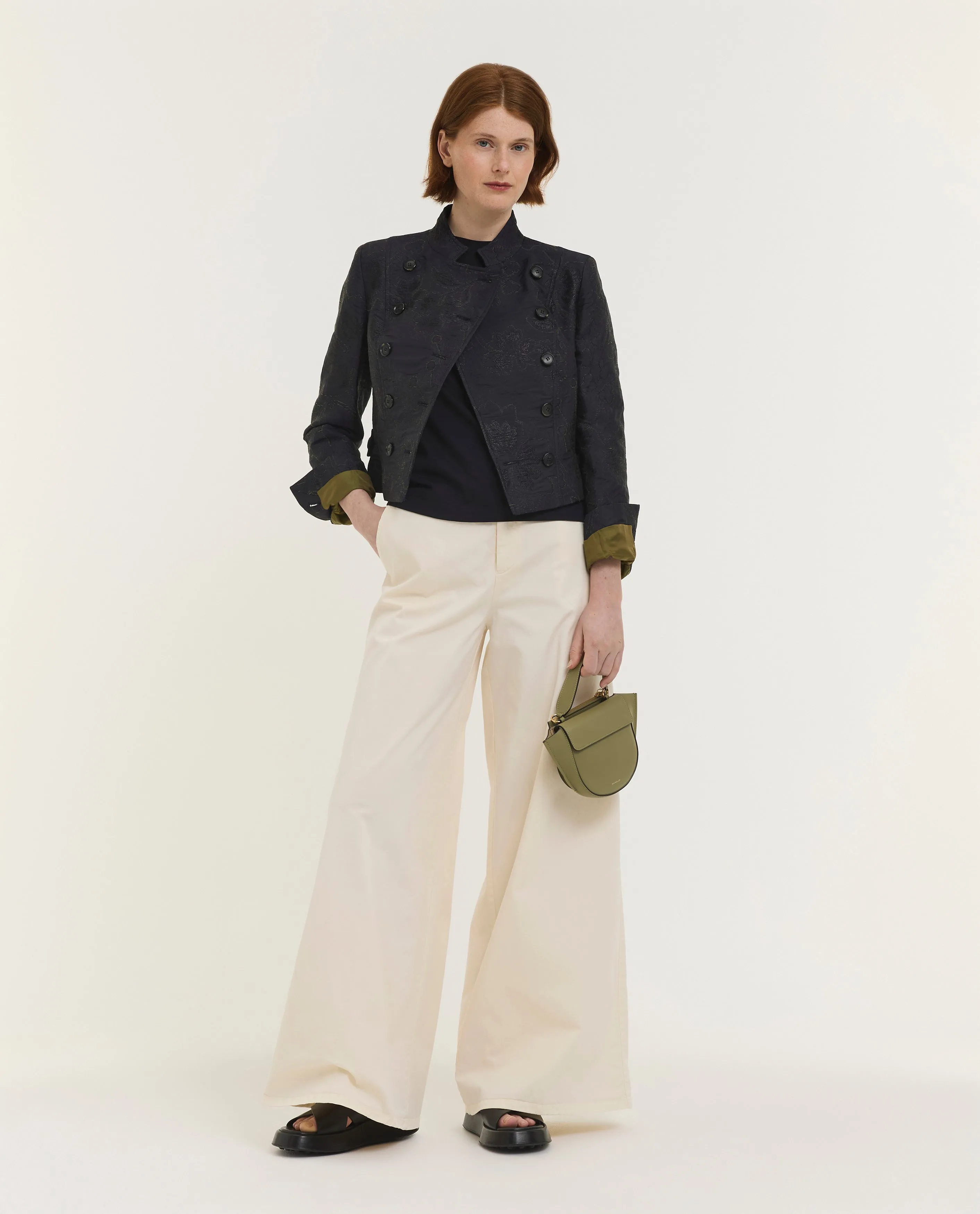 Wijde Stretch Katoenen Broek sold by Pauw Amsterdam