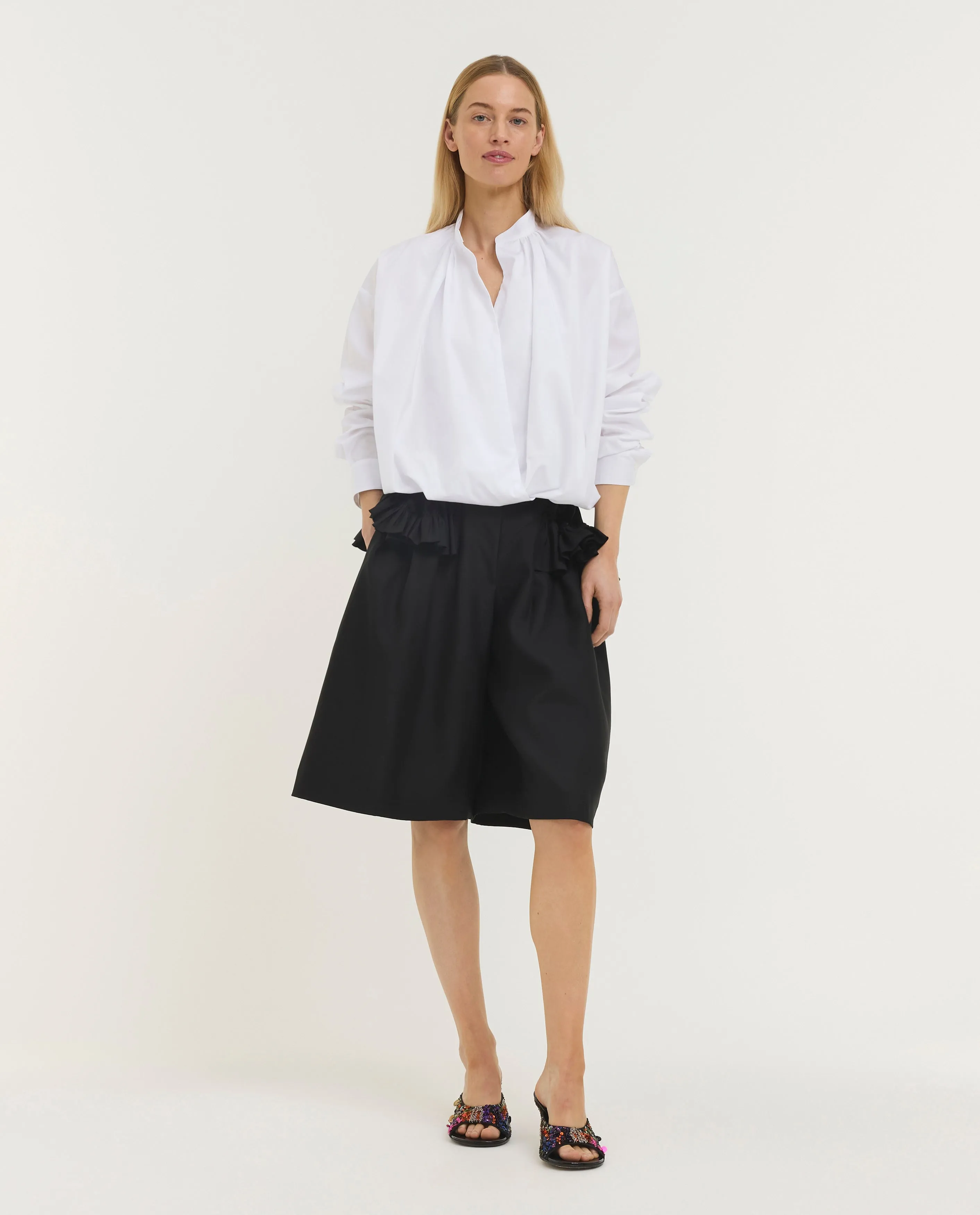 Wool Zijden Tulle Shorts sold by Pauw Amsterdam