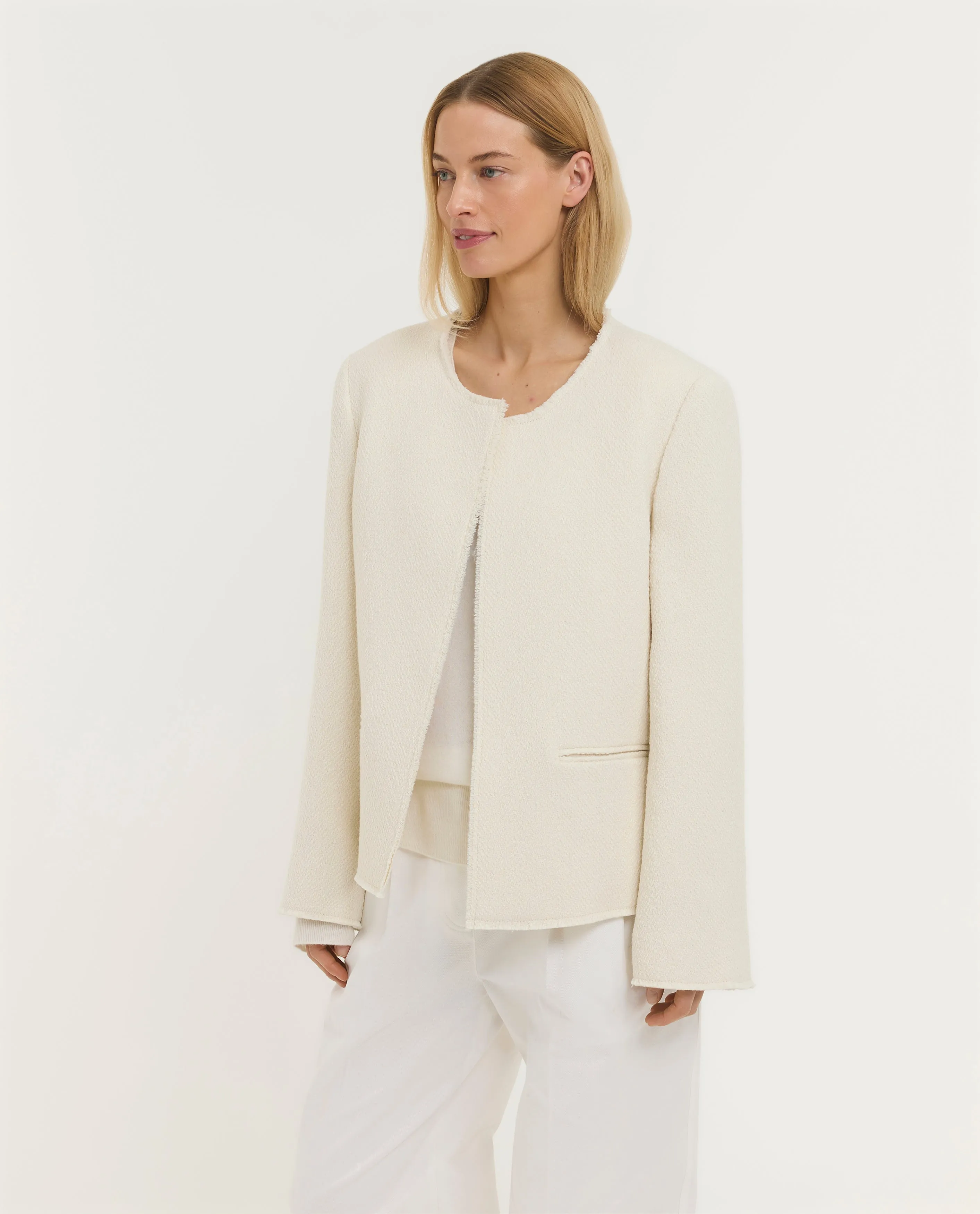 Open Bouclé Blazer sold by Pauw Amsterdam product image thumbnail 4