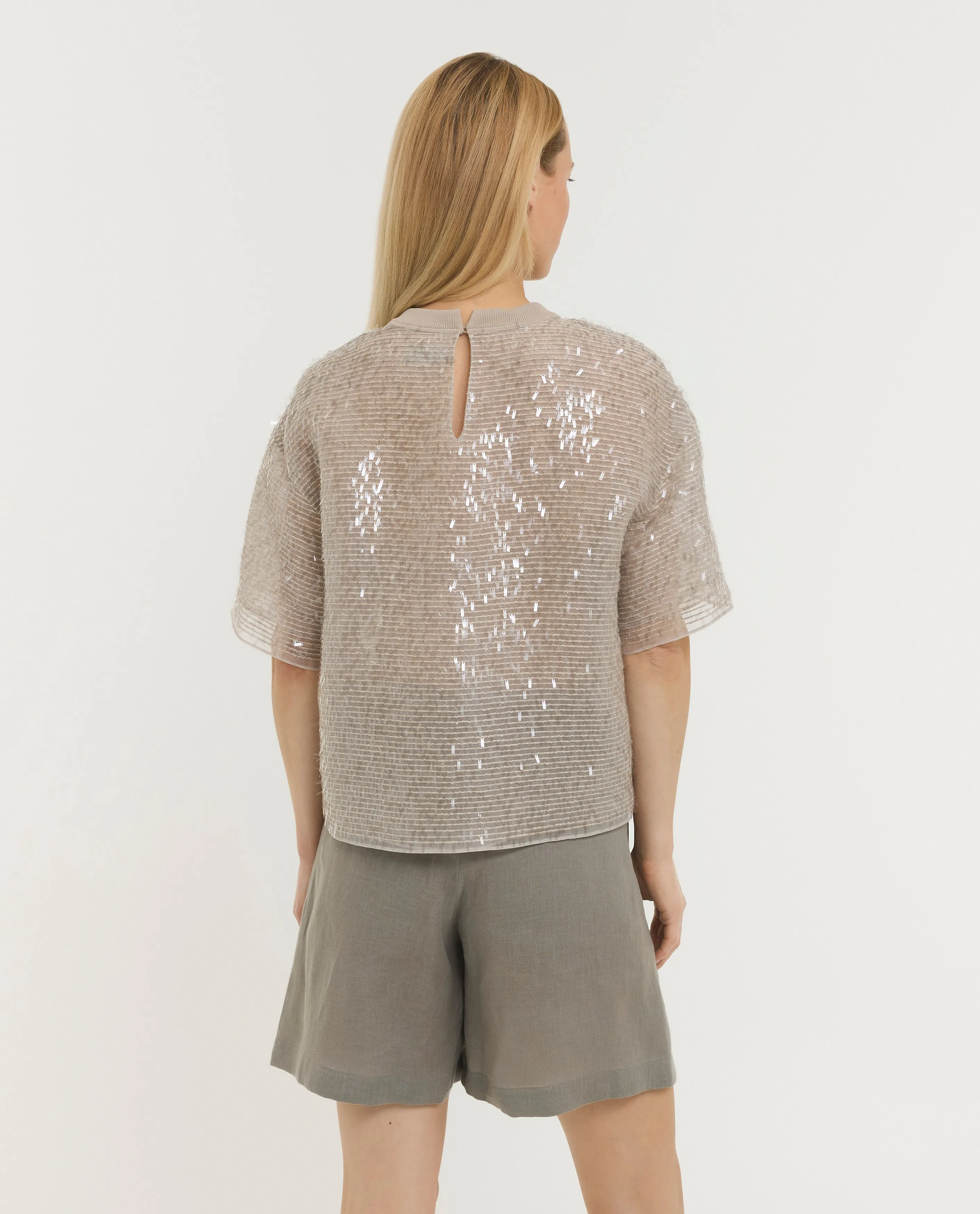 Zijden Pailetten Shirt sold by Pauw Amsterdam product image thumbnail 3