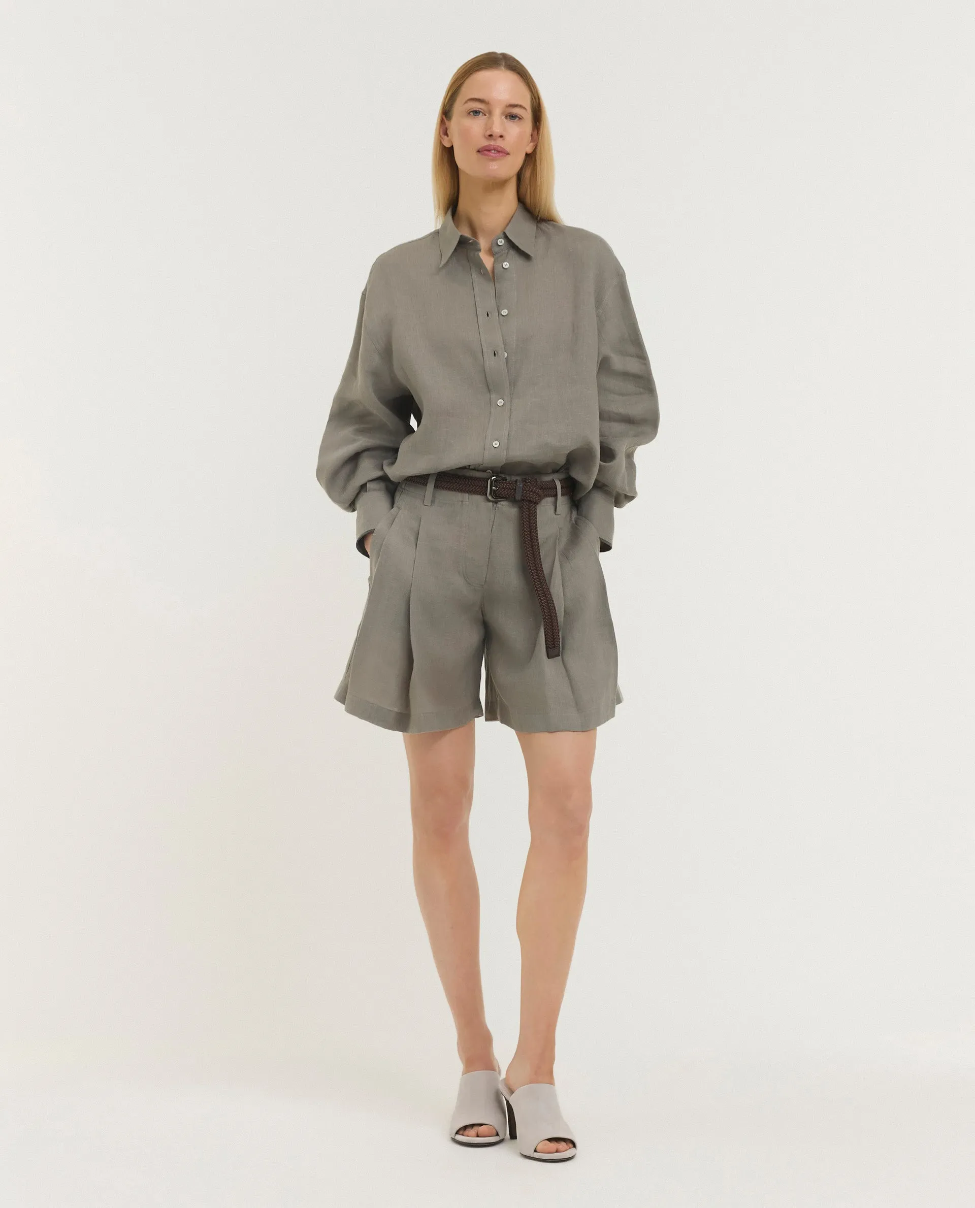 Wijd Linen Overhemd sold by Pauw Amsterdam product image thumbnail 3