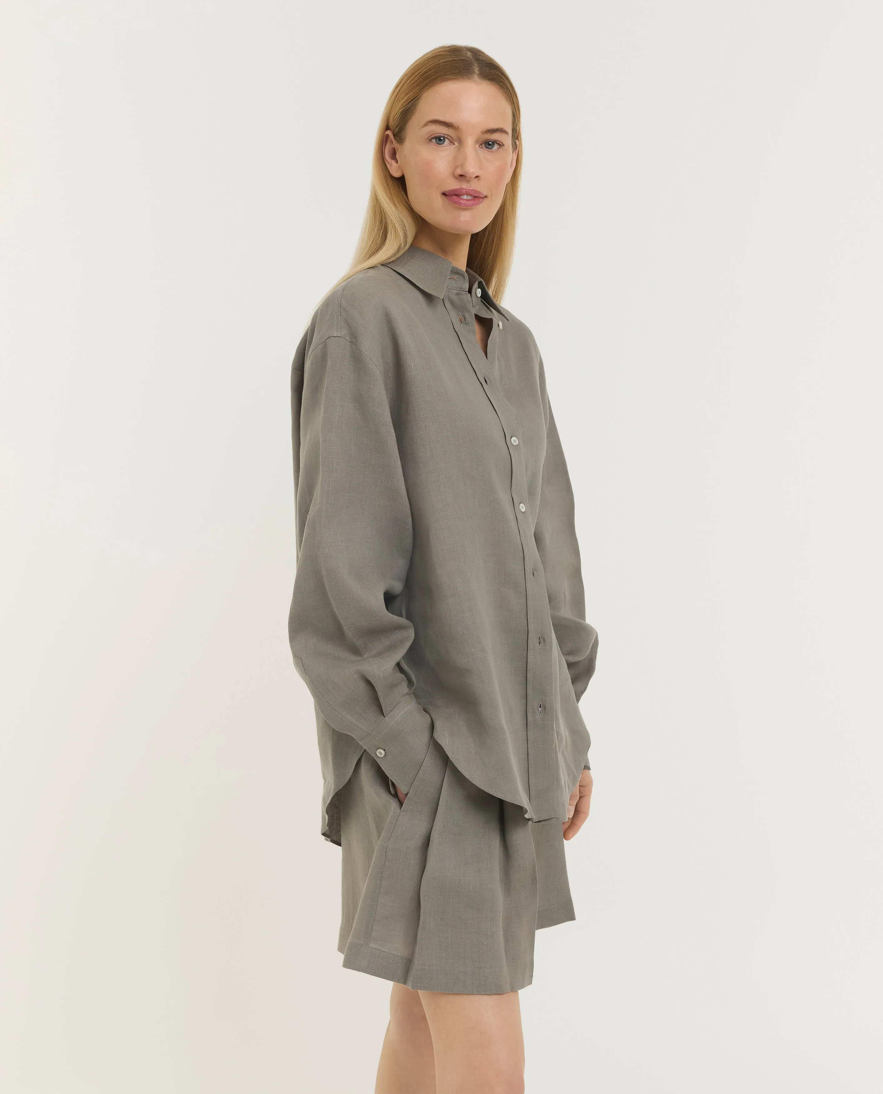 Wijd Linen Overhemd sold by Pauw Amsterdam product image thumbnail 4