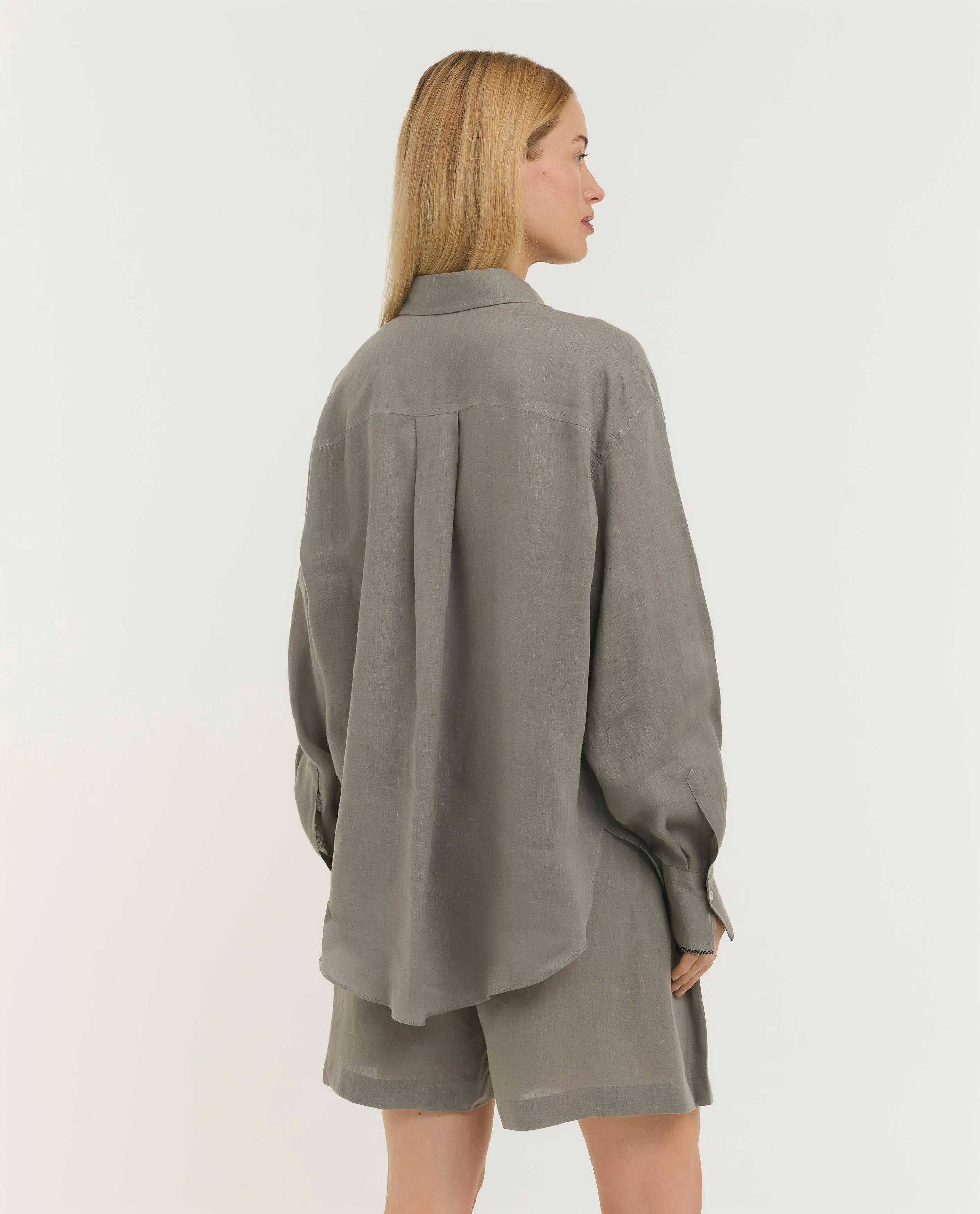 Wijd Linen Overhemd sold by Pauw Amsterdam product image thumbnail 5