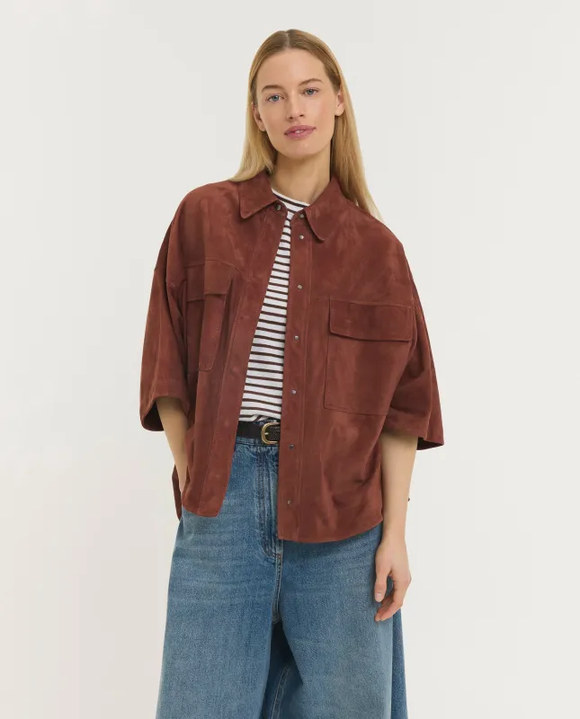 Suede KM Shirt made by Brunello Cucinelli