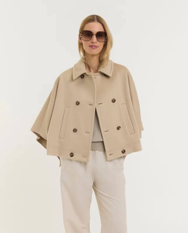 Boxy-fit Cashmere Cape sold by Pauw Amsterdam