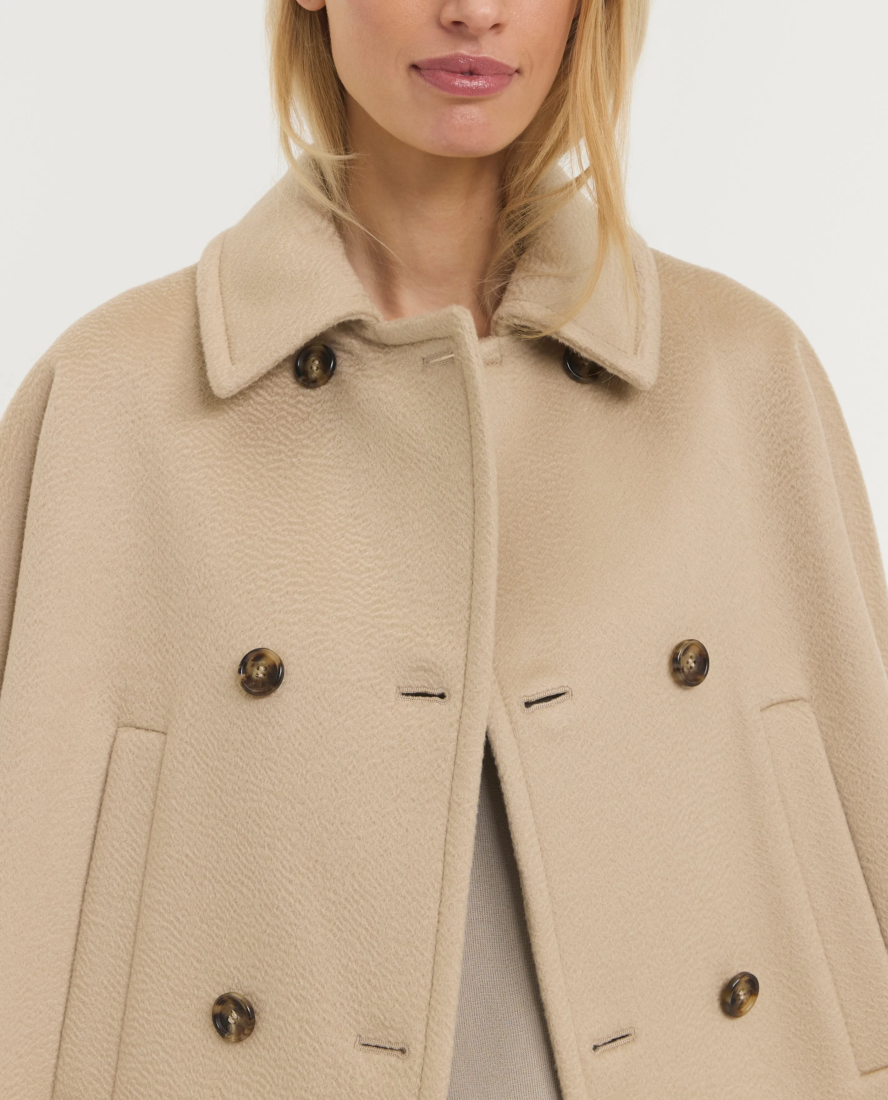 Boxy-fit Cashmere Cape sold by Pauw Amsterdam product image thumbnail 2