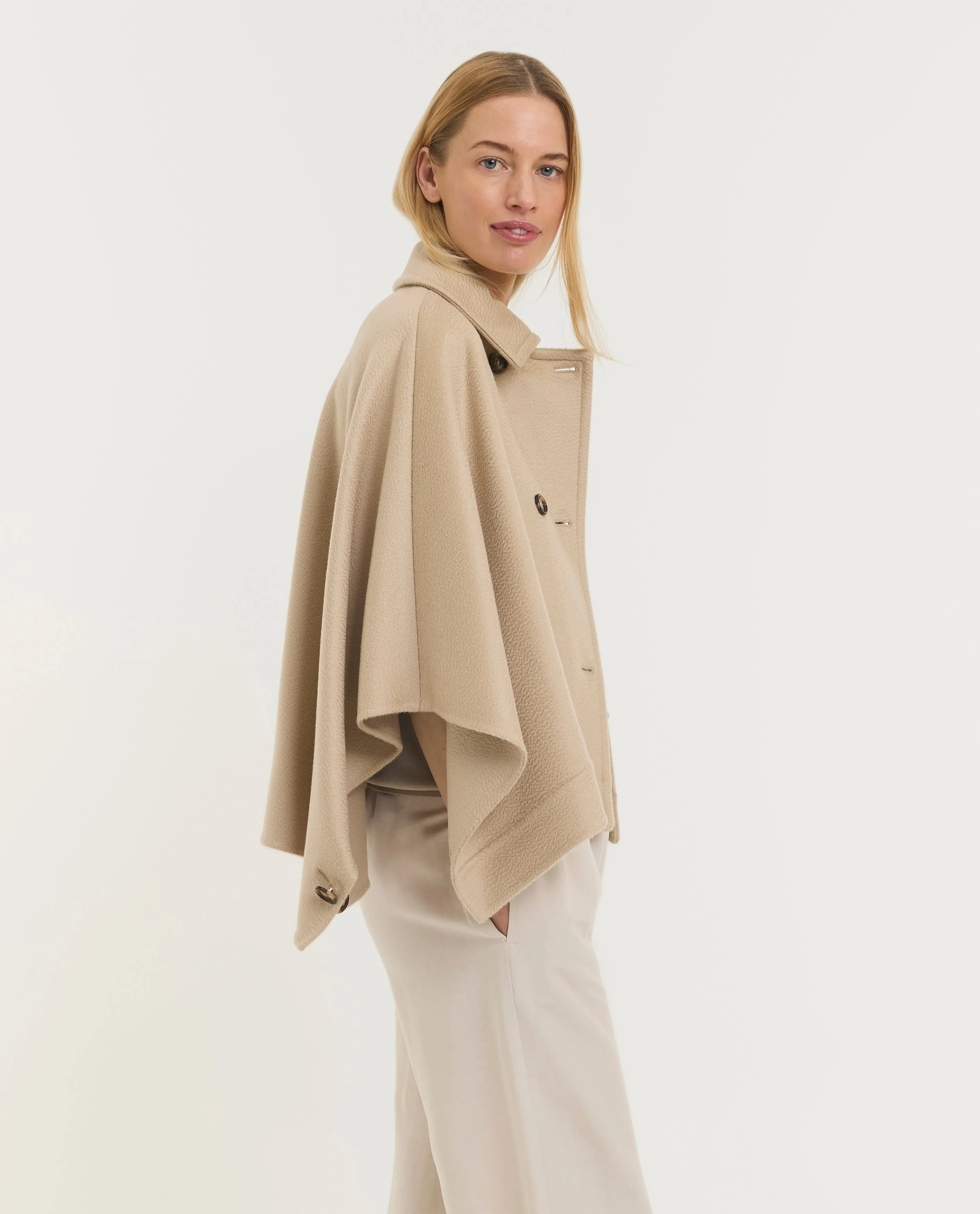 Boxy-fit Cashmere Cape sold by Pauw Amsterdam product image thumbnail 3