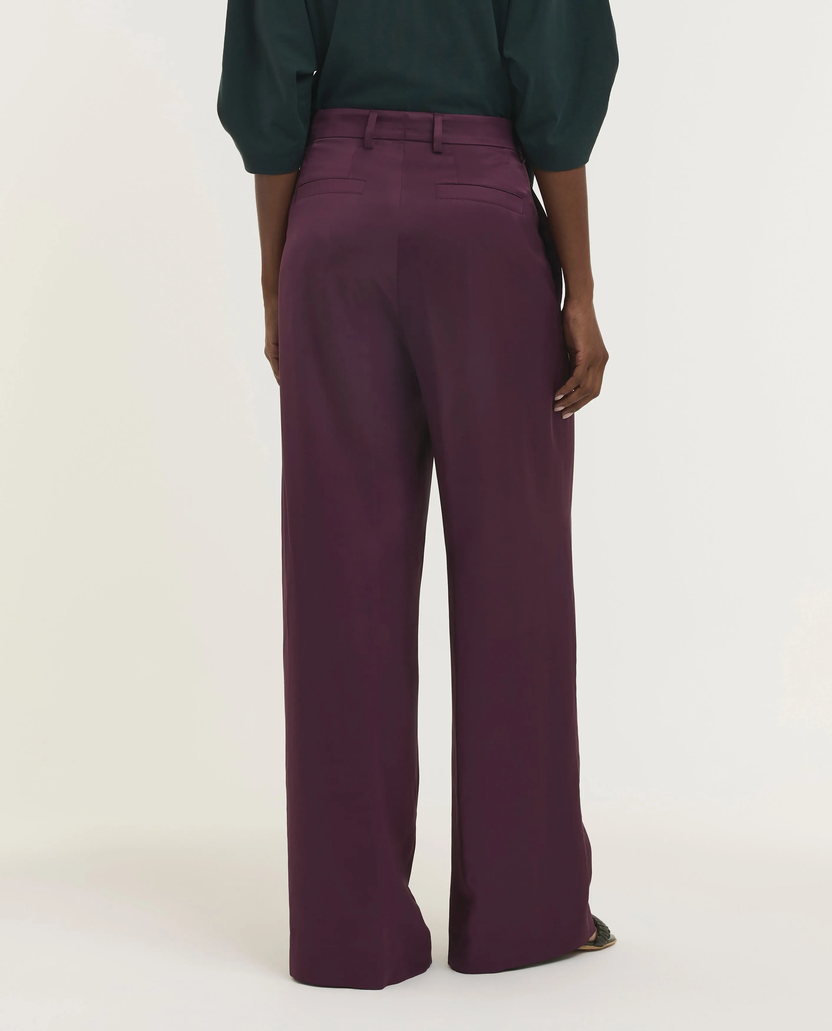 Wijde Satijnen Broek sold by Pauw Amsterdam product image thumbnail 5