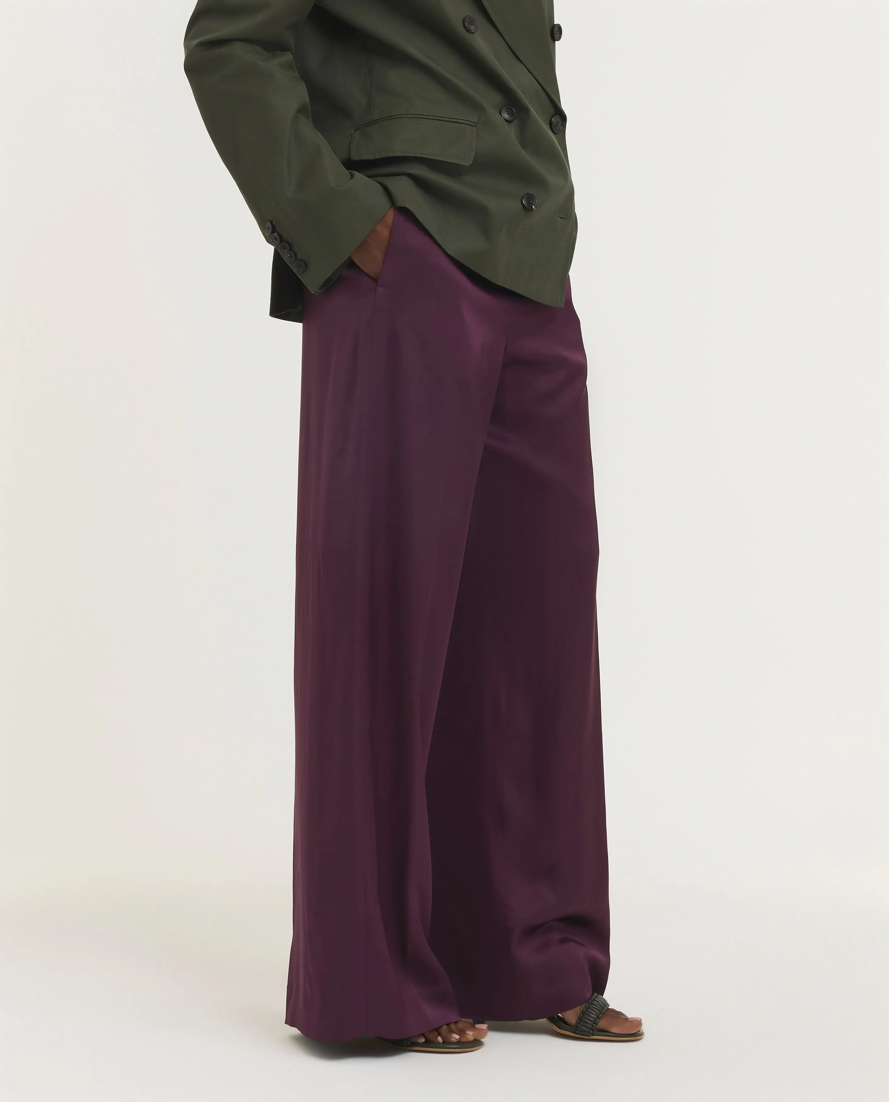 Wijde Satijnen Broek sold by Pauw Amsterdam product image thumbnail 3