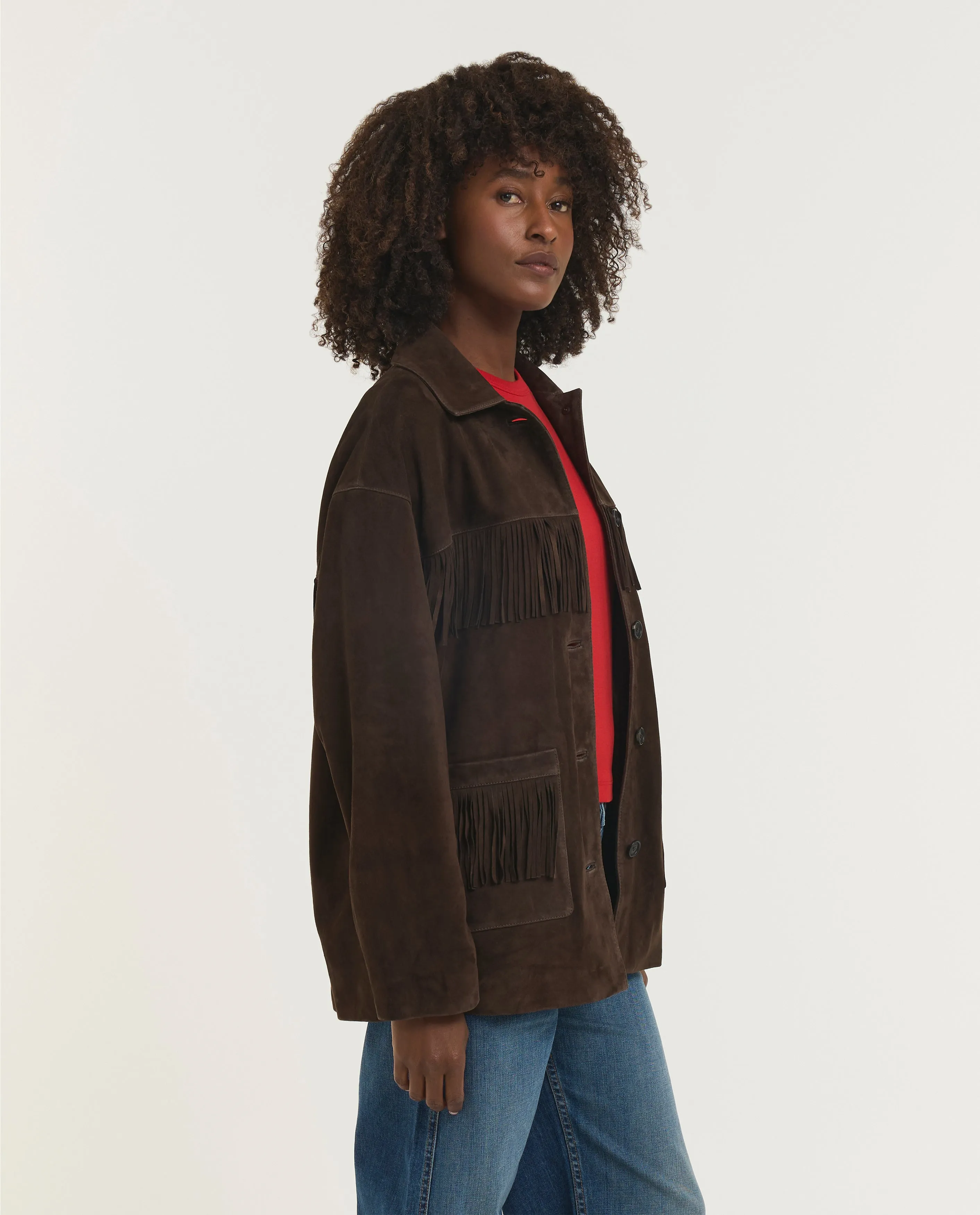 Foudre Franjes Suede Jas sold by Pauw Amsterdam product image thumbnail 4