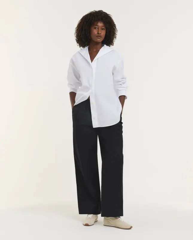 Relaxte Twill Broek made by Toteme