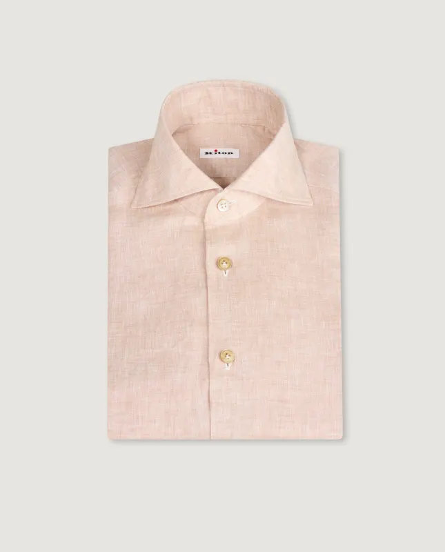 Handgemaakt Linnen Shirt made by Kiton