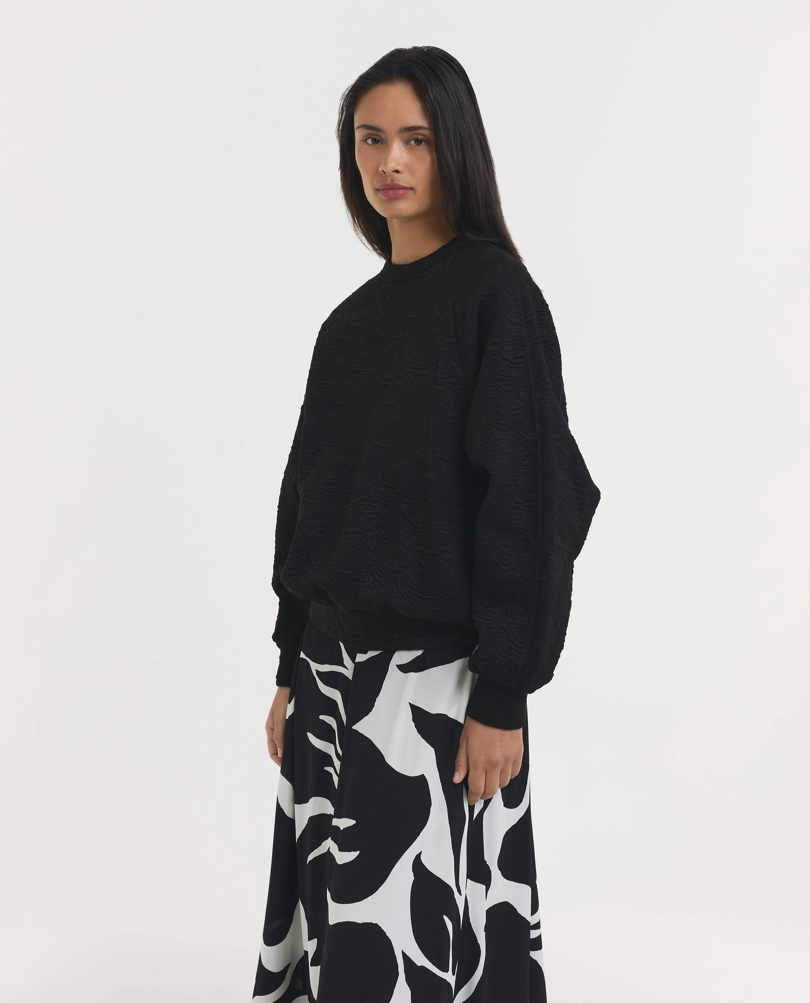 Matelassé Jersey Raglan Trui sold by Pauw Amsterdam product image thumbnail 4