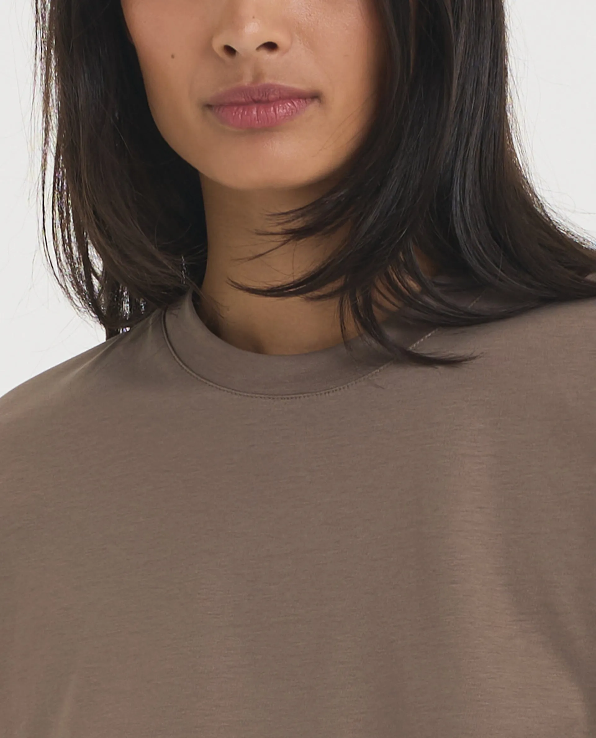 Oversized Katoen Zijden T-Shirt sold by Pauw Amsterdam product image thumbnail 2