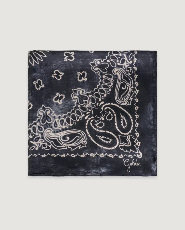 Zijden Paisley Foulard made by Golden Goose