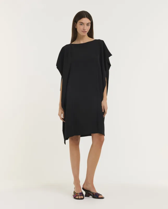 Wijde Korte Mouwen Jurk made by Dries Van Noten