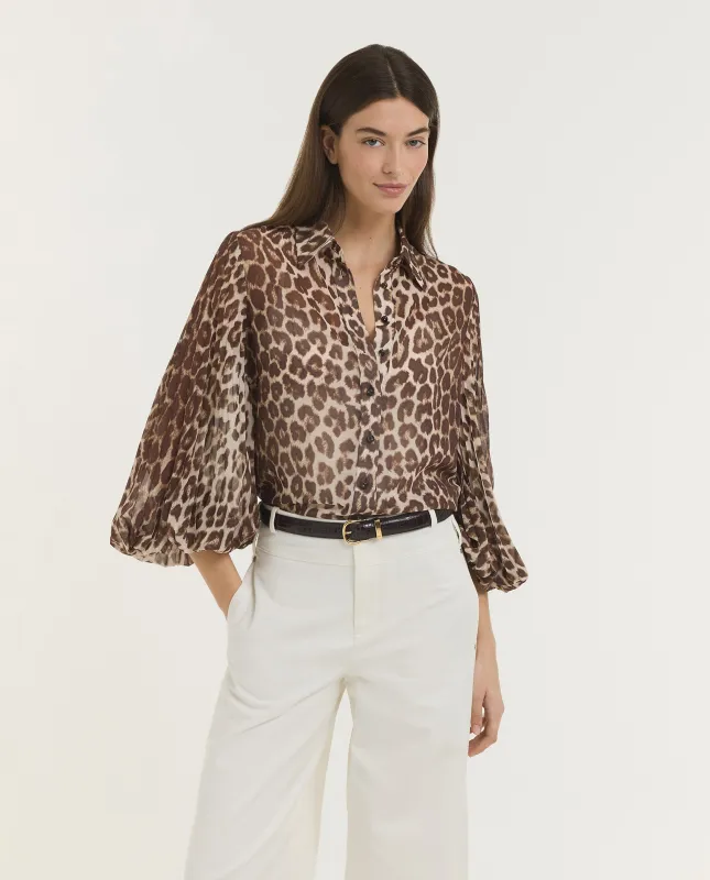 Sunray Kraag Shirt made by Zimmermann