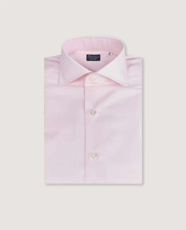 Katoenen Dobby Shirt made by Finamore