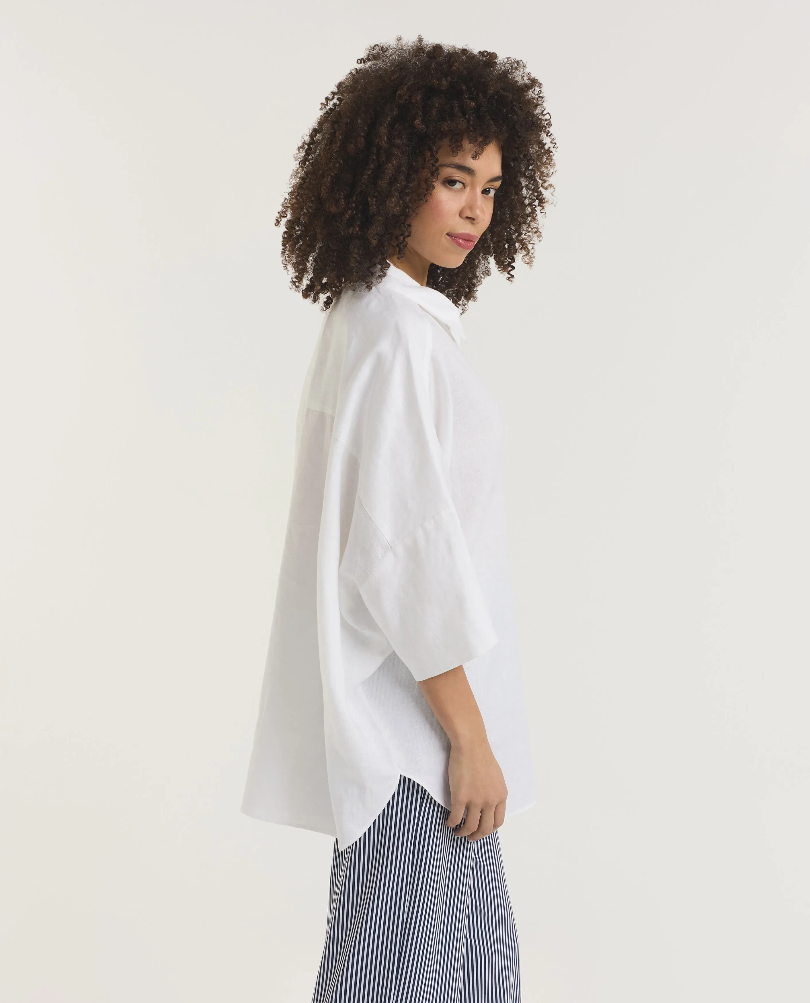 Boxy Linnen Shirt sold by Pauw Amsterdam product image thumbnail 4