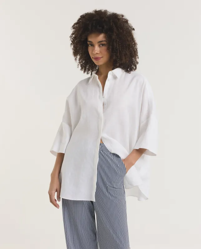 Boxy Linnen Shirt made by Pauw Amsterdam